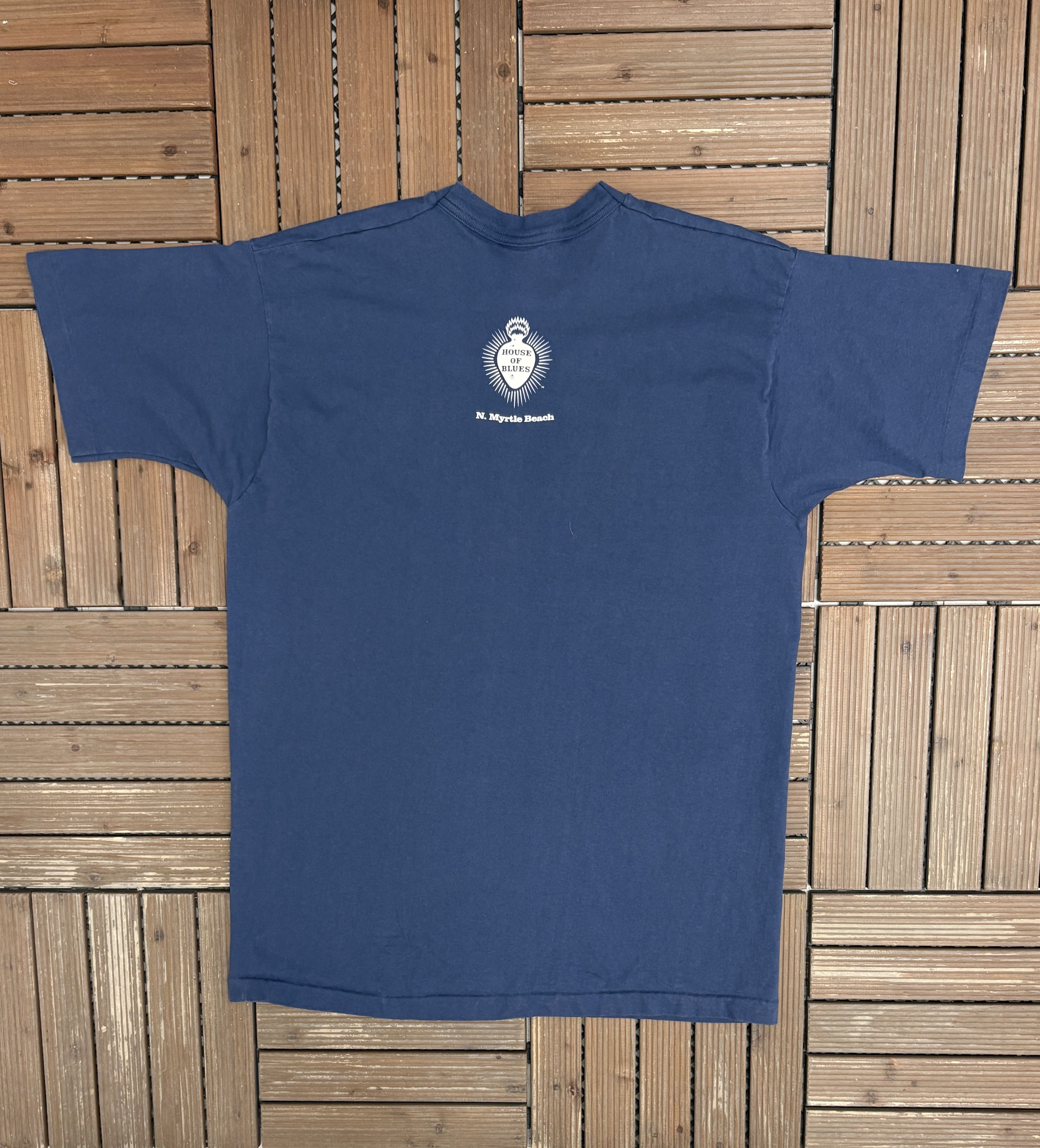Vintage House of Blues N. Myrtle Beach Vintage Blue T-Shirt Tee Size US XL / EU 56 / 4 - 4 Thumbnail