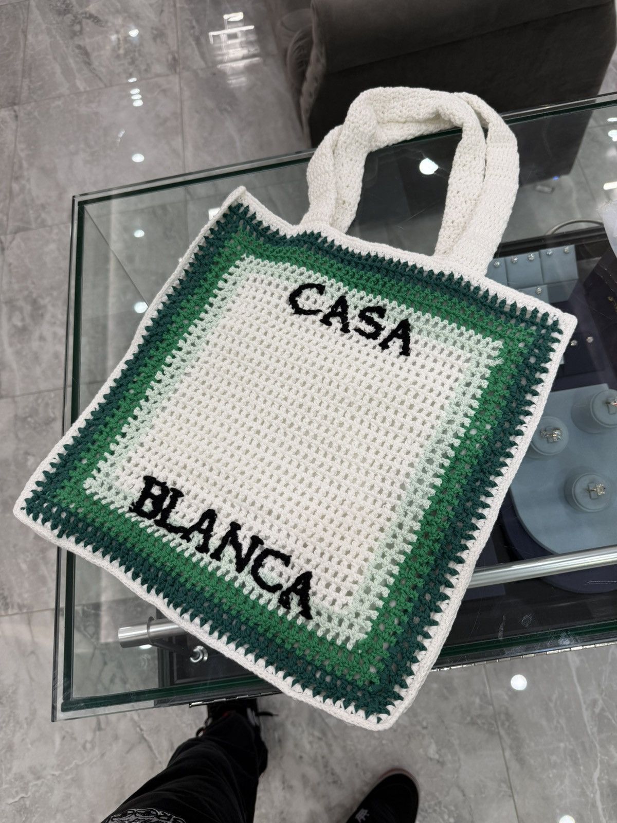 Casablanca Casablanca Knitted Tote Bag Size ONE SIZE - 5 Thumbnail