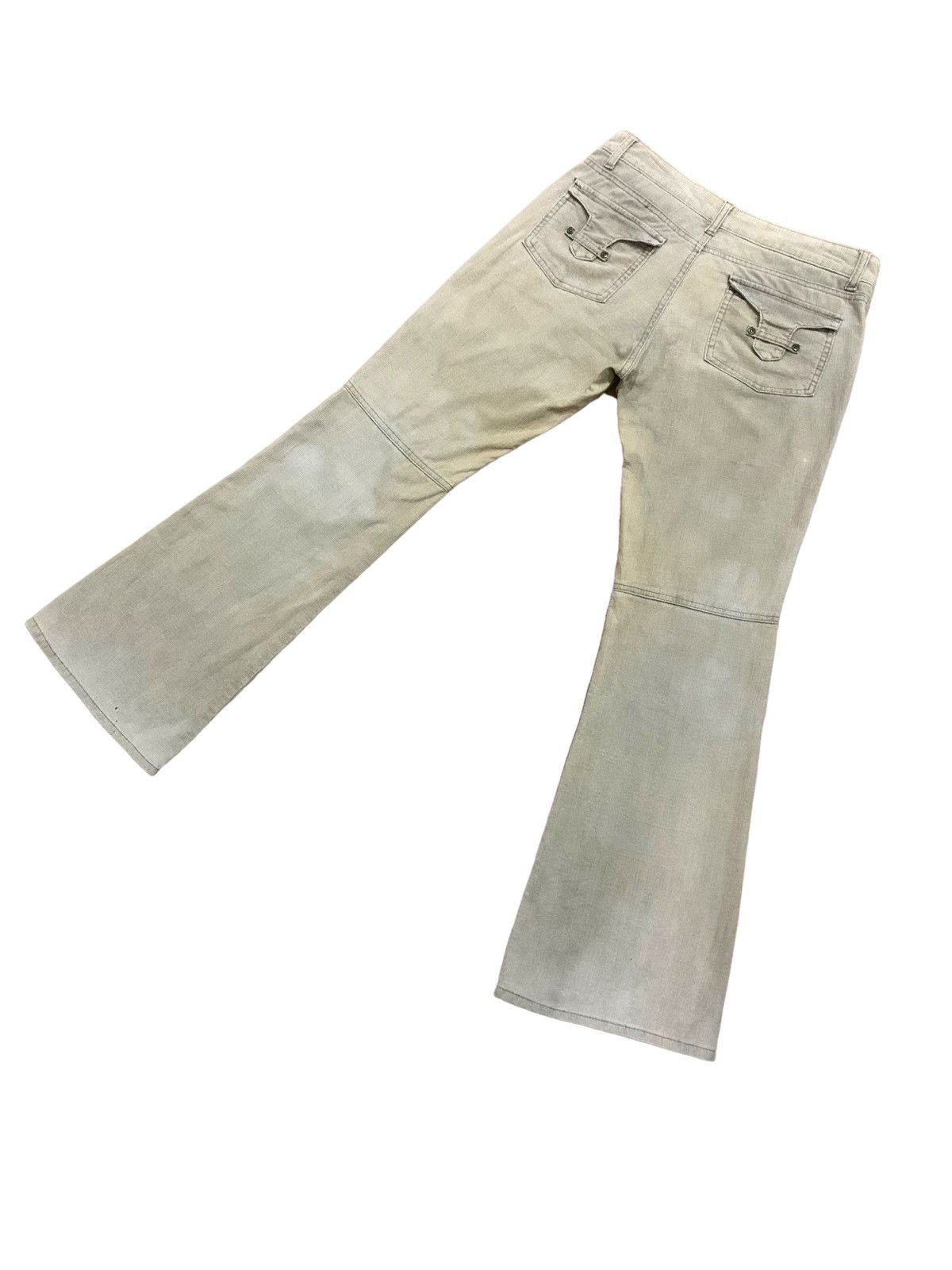 If Six Was Nine × Japanese Brand × Le Grande Bleu (L.G.B.) 🔥Flare🔥 Camel Road Corduroy Rare Pocket Bootcut Jeans Size US 32 / EU 48 - 10 Thumbnail