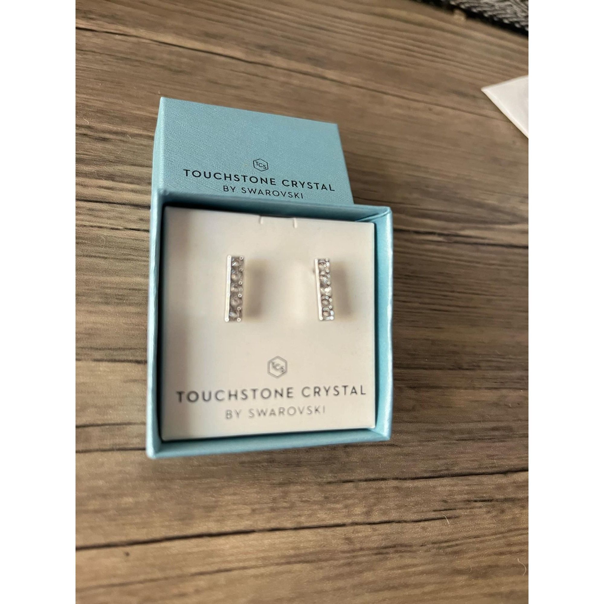 Other Touchstone Crystal by Swarovski Pave Bar Earrings Size ONE SIZE - 3 Thumbnail
