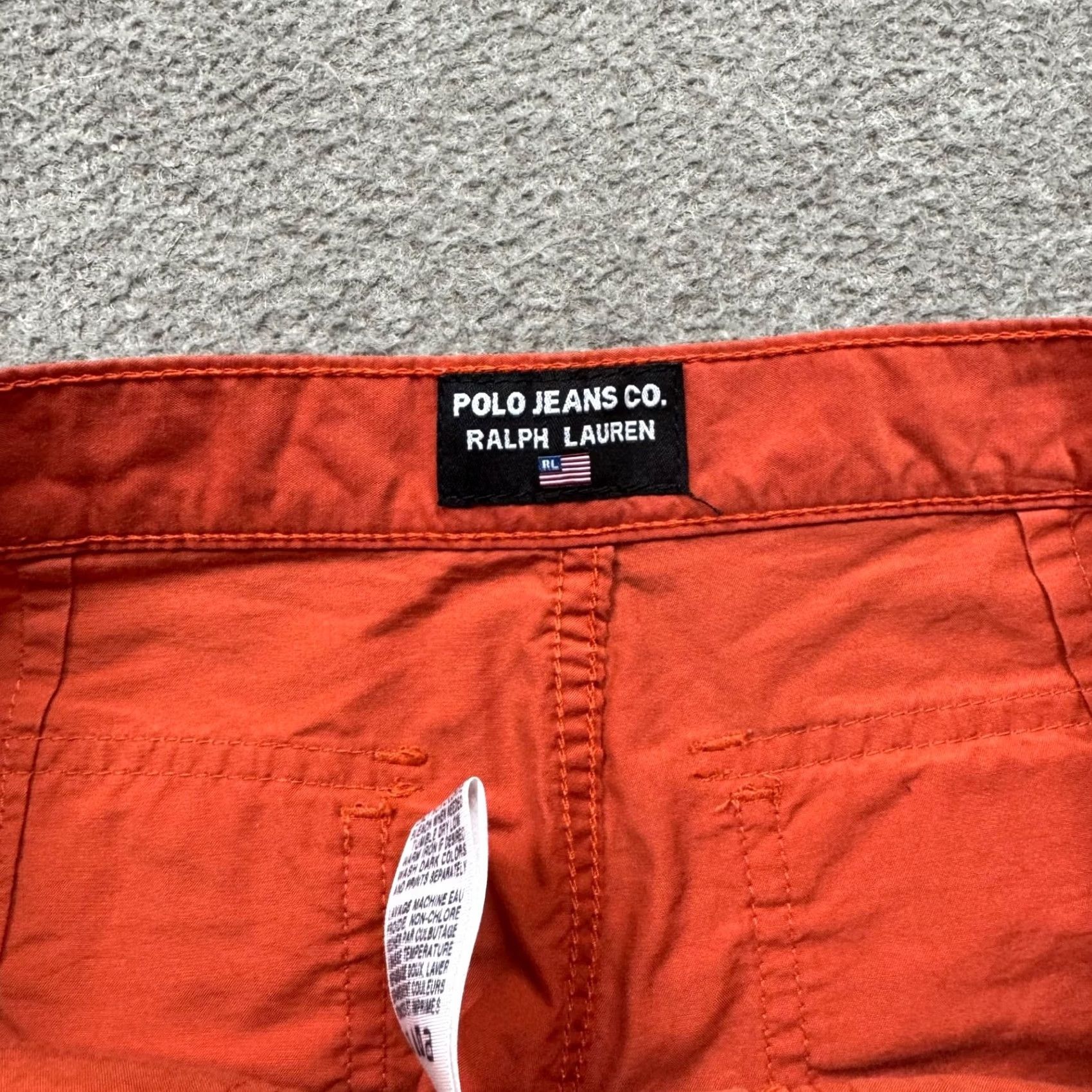 Polo Ralph Lauren Polo Ralph Lauren Polo Jeans Co. Shorts Womens 8 Orange Cargo Pockets Vintage Y2K Ladies PRL Cargo Shorts Women 8 Orange"} Size 30" / US 8 / IT 44 - 2 Thumbnail