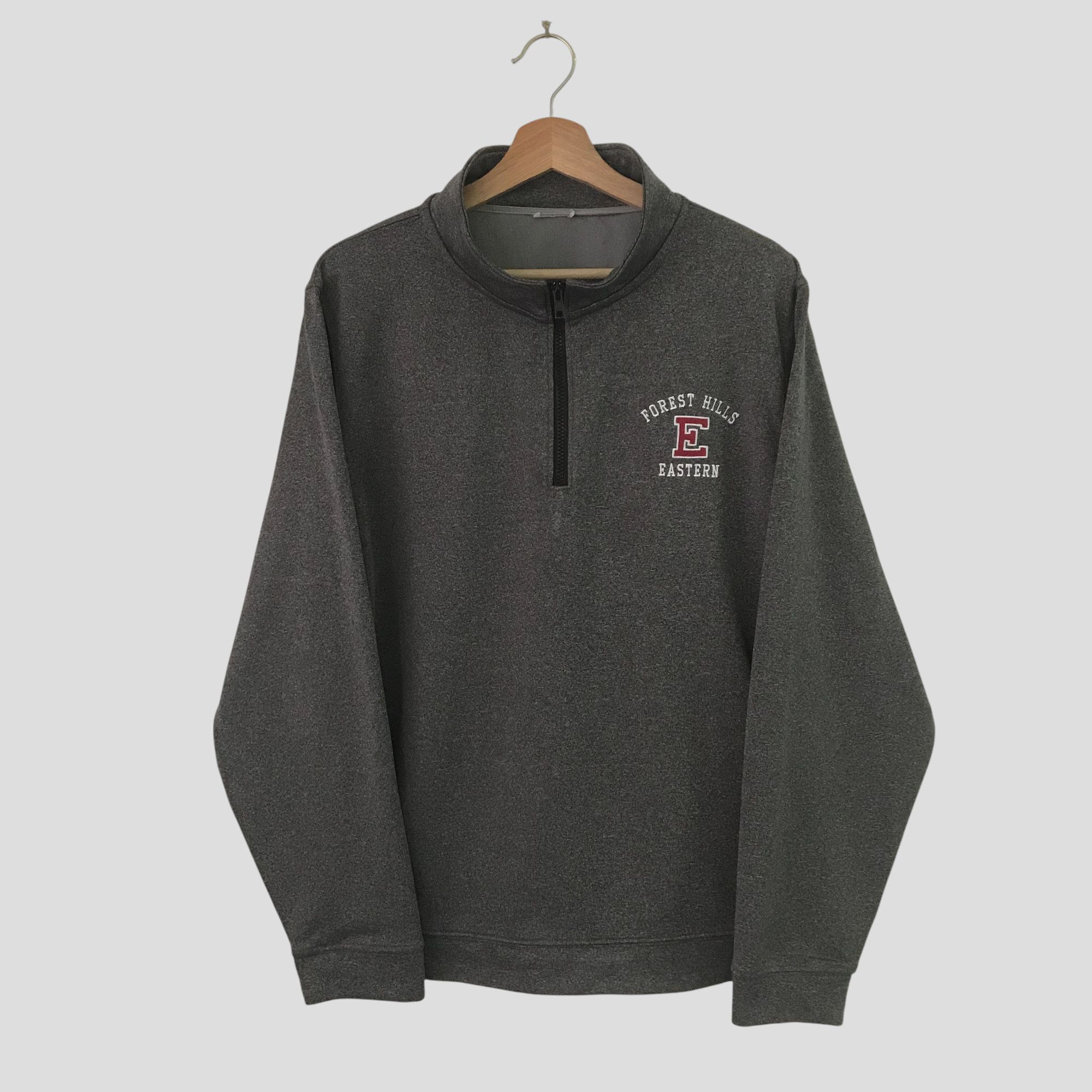 Vintage Vintage Forest Hills Grey Sweatshirt - 529 Size US L / EU 52-54 / 3 - 1 Thumbnail