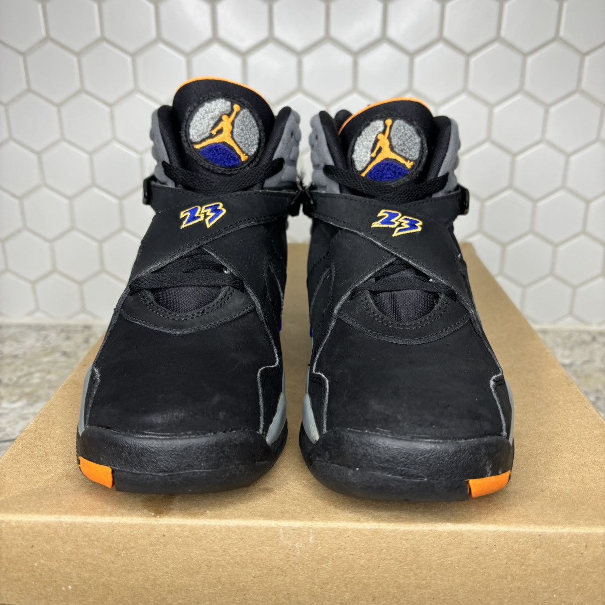 Jordan Brand Size 5.5-Jordan 8 Retro Phoenix Suns (GS) Clean no box Size US 5.5 / EU 38 - 3 Thumbnail