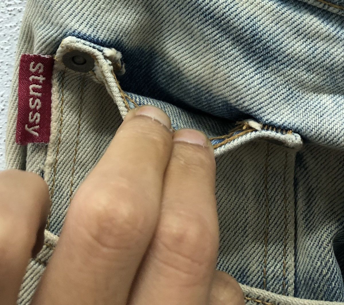 Stussy Vintage Stussy Japan Made In Usa Denim Pants Size US 34 / EU 50 - 7 Thumbnail