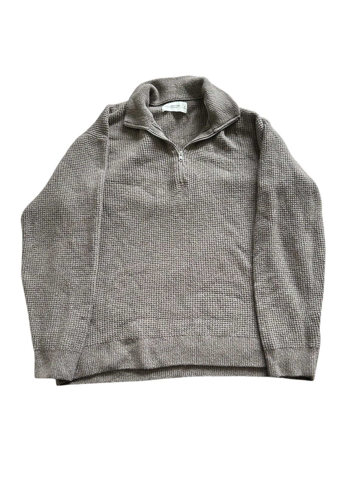 Abercrombie and Fitch Waffle Quarterzip