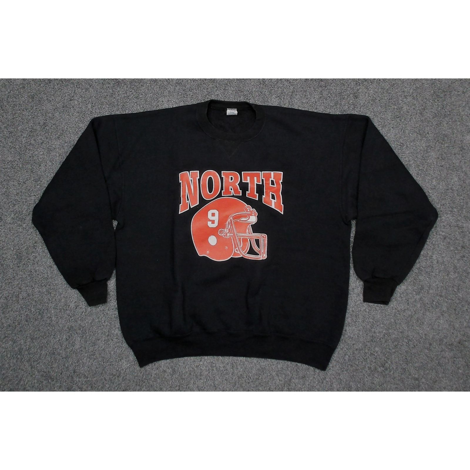 Soffe Soffe VTG 80s Boxy North Helmet Drop-Shoulder Sweatshirt Size US XL / EU 56 / 4 - 3 Thumbnail