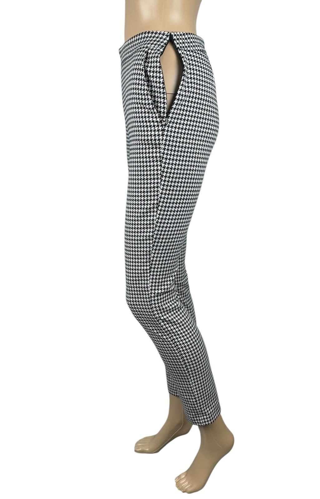 Sezane Sezane Leggings Cotton-Spandex Pants Glen-Check size FR34 Size 25" / US 0 / IT 36 - 4 Thumbnail