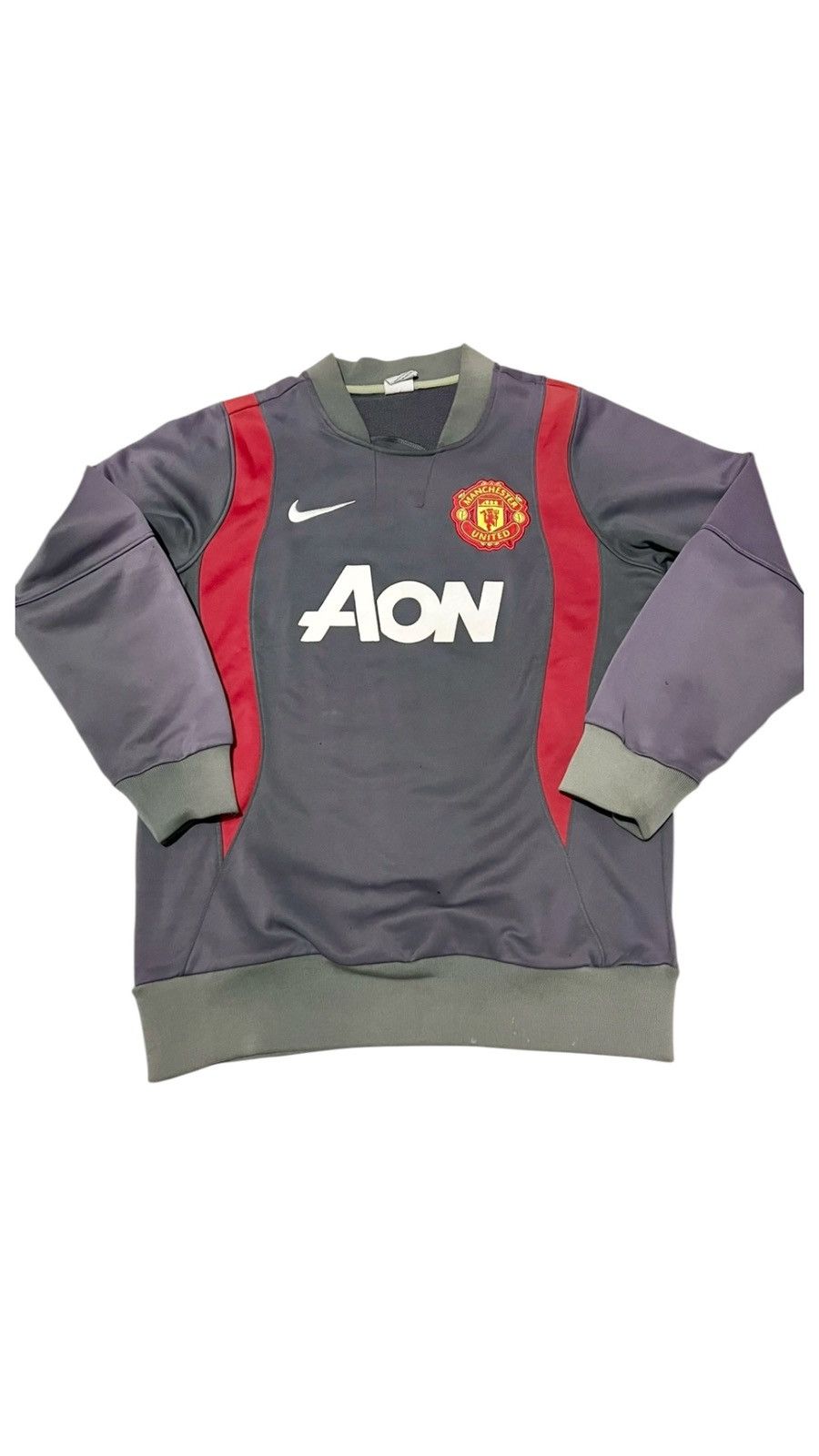 Nike Vintage Crewneck NIKE MANCHESTER UNITED Size US L / EU 52-54 / 3 - 1 Thumbnail
