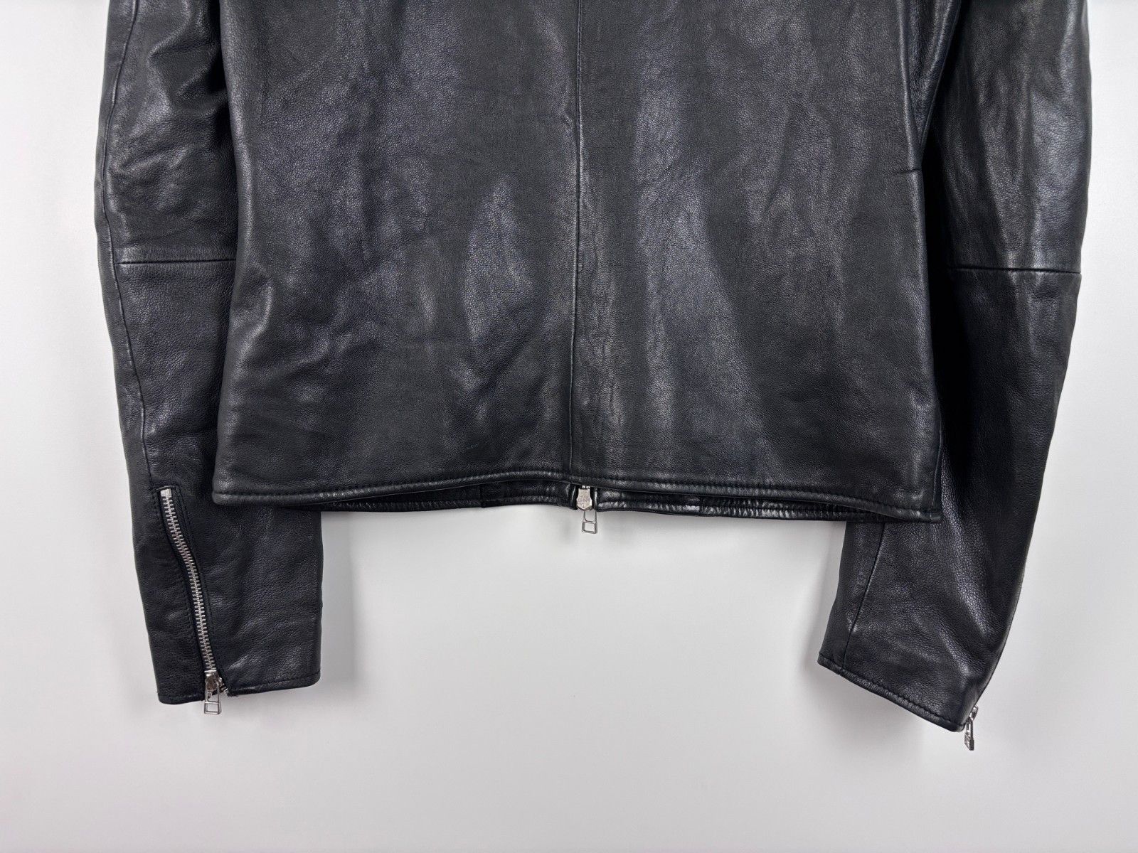 GOOSECRAFT Womens Goosecraft Leather Jacket Black Size S Size S / US 4 / IT 40 - 6 Thumbnail