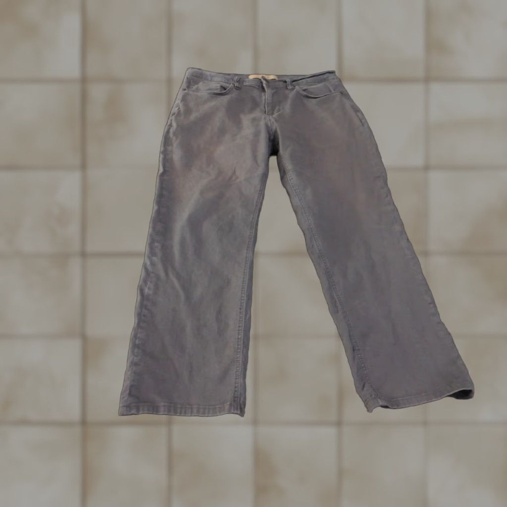 Denime Joes Jeans Mens Gray Straight Leg Stretch Denim Pants 32 Regular Comfortable Classic Casual Jeans Size US 32 / EU 48 - 1 Thumbnail