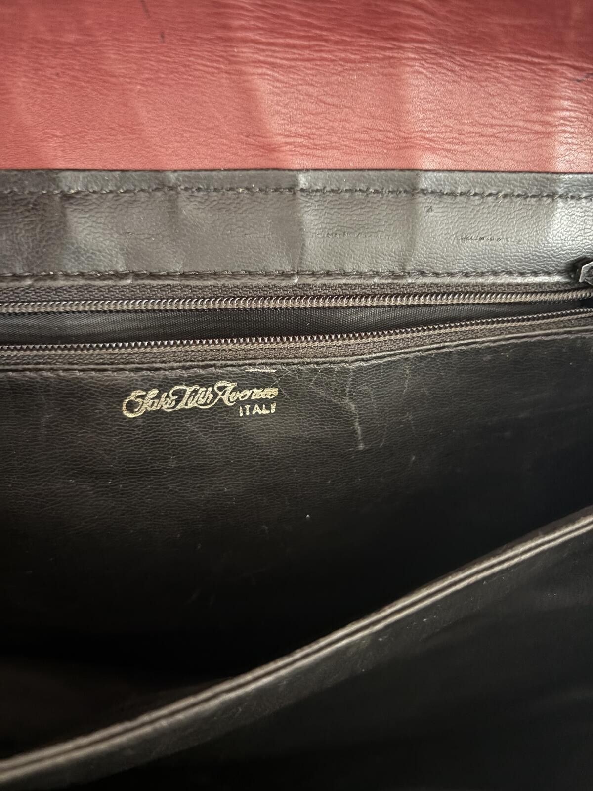 Saks Fifth Avenue Vintage Saks Fifth Satchel - Deep Burgundy Size ONE SIZE - 6 Thumbnail