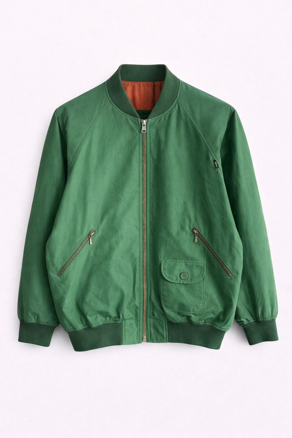 Japanese Brand Vintage Japanese Reversible Bomber Green Flight Jacket Size US L / EU 52-54 / 3 - 3 Thumbnail