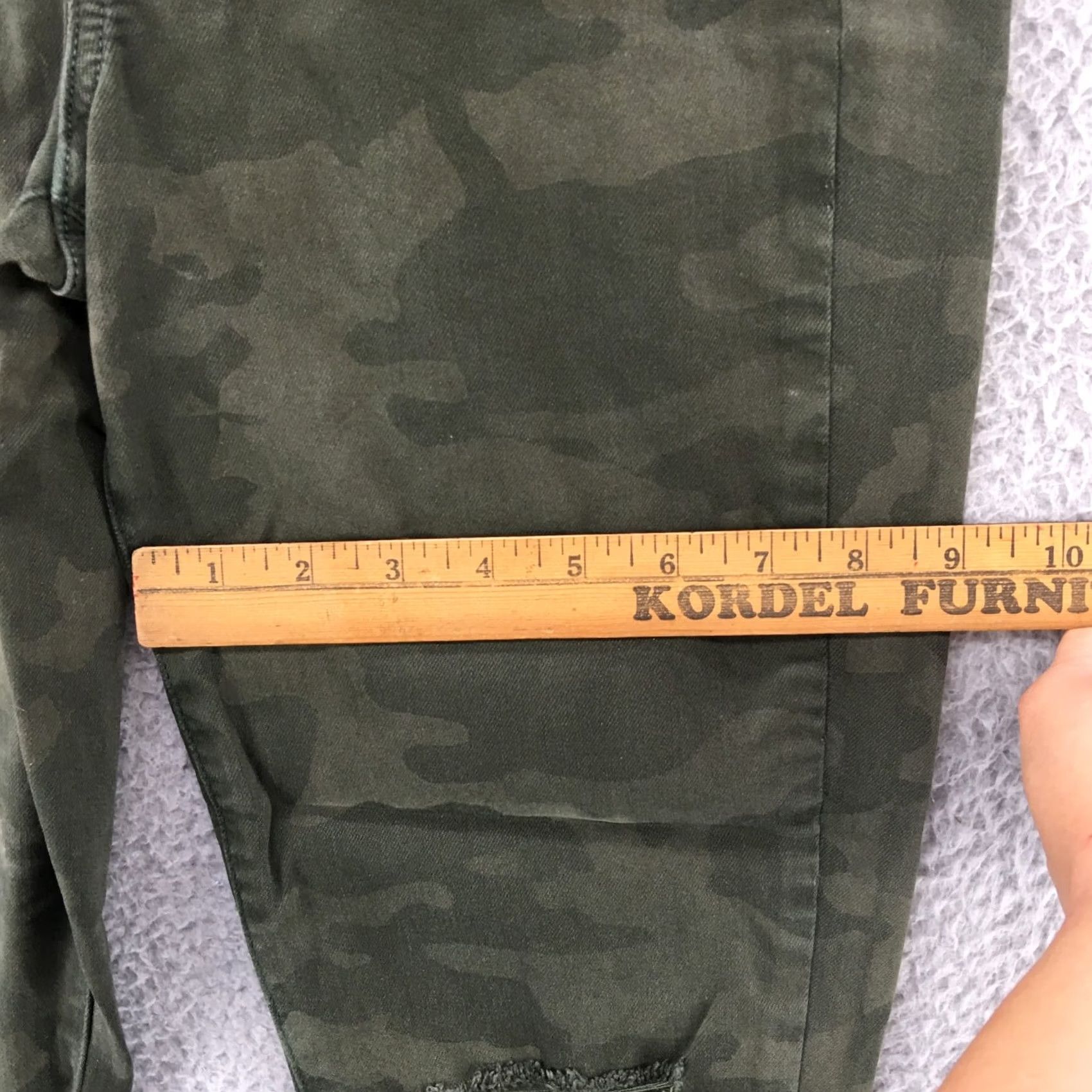 American Eagle Outfitters American Eagle Outfitters Next Level Stretch Curvy Super Hi-Rise Jegging Womens 4 Reg Green Size 27" / US 4 / IT 40 - 6 Thumbnail