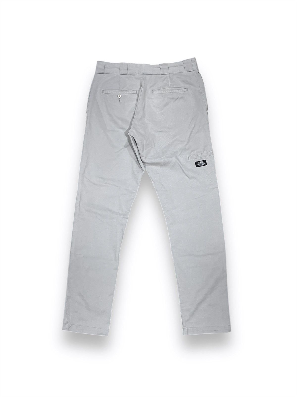 Dickies × Vintage DICKIES 811 SKINNY STRAIGHT DOUBLE KNEE WORK PANT - SILVER Size US 30 / EU 46 - 2 Thumbnail