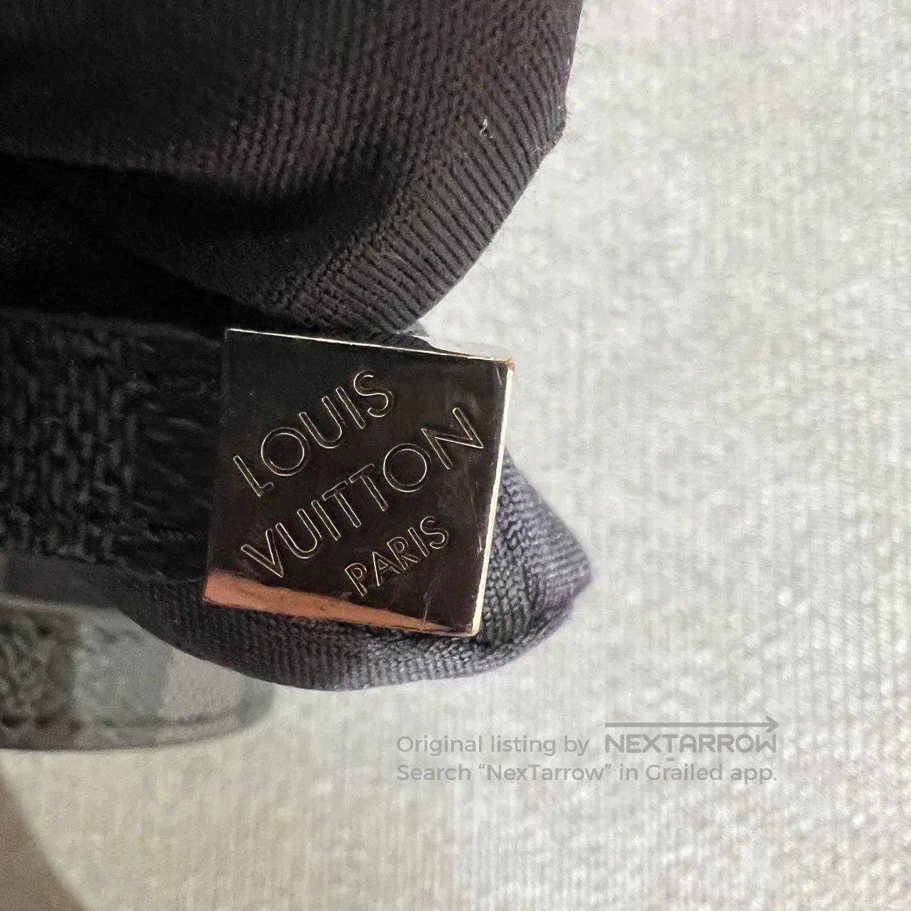 Louis Vuitton Louis Vuitton Black Checkerboard Bracelet. Size ONE SIZE - 4 Thumbnail