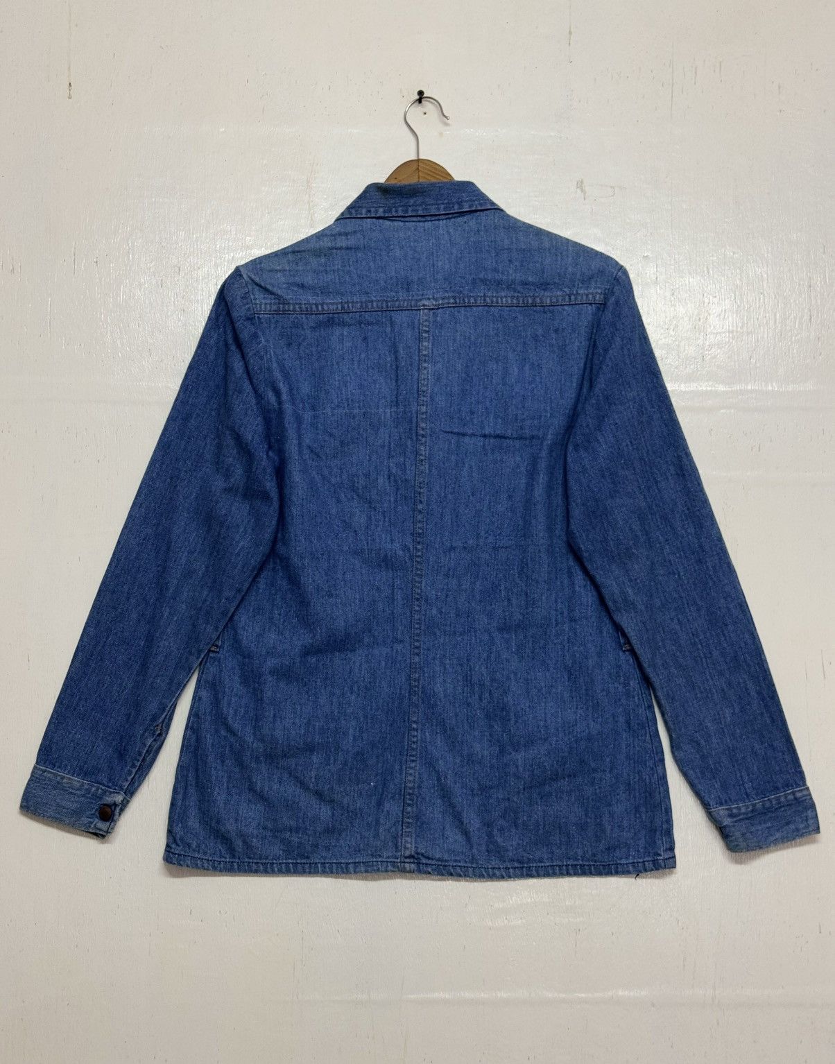 Vintage × Wrangler Vintage Wrangler Chore Jacket 70s Size L / US 10 / IT 46 - 2 Thumbnail