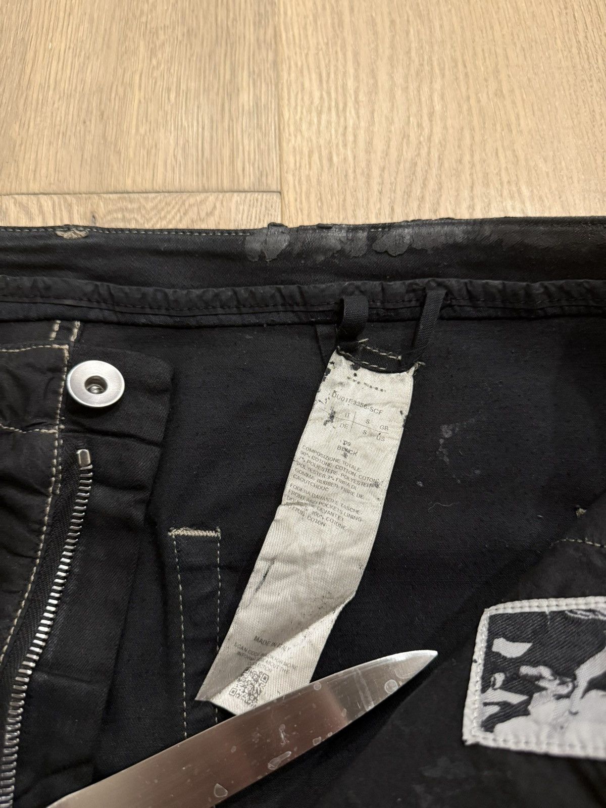 Rick Owens Rick Owens Double Layer Aircuts Size US 31 - 5 Thumbnail