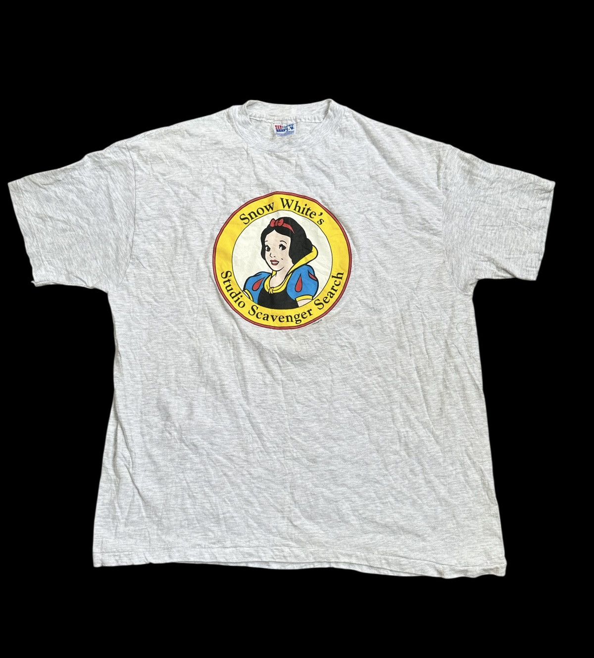 Vintage Vtg 90s Snow white movie tee Size US XL / EU 56 / 4 - 1 Thumbnail