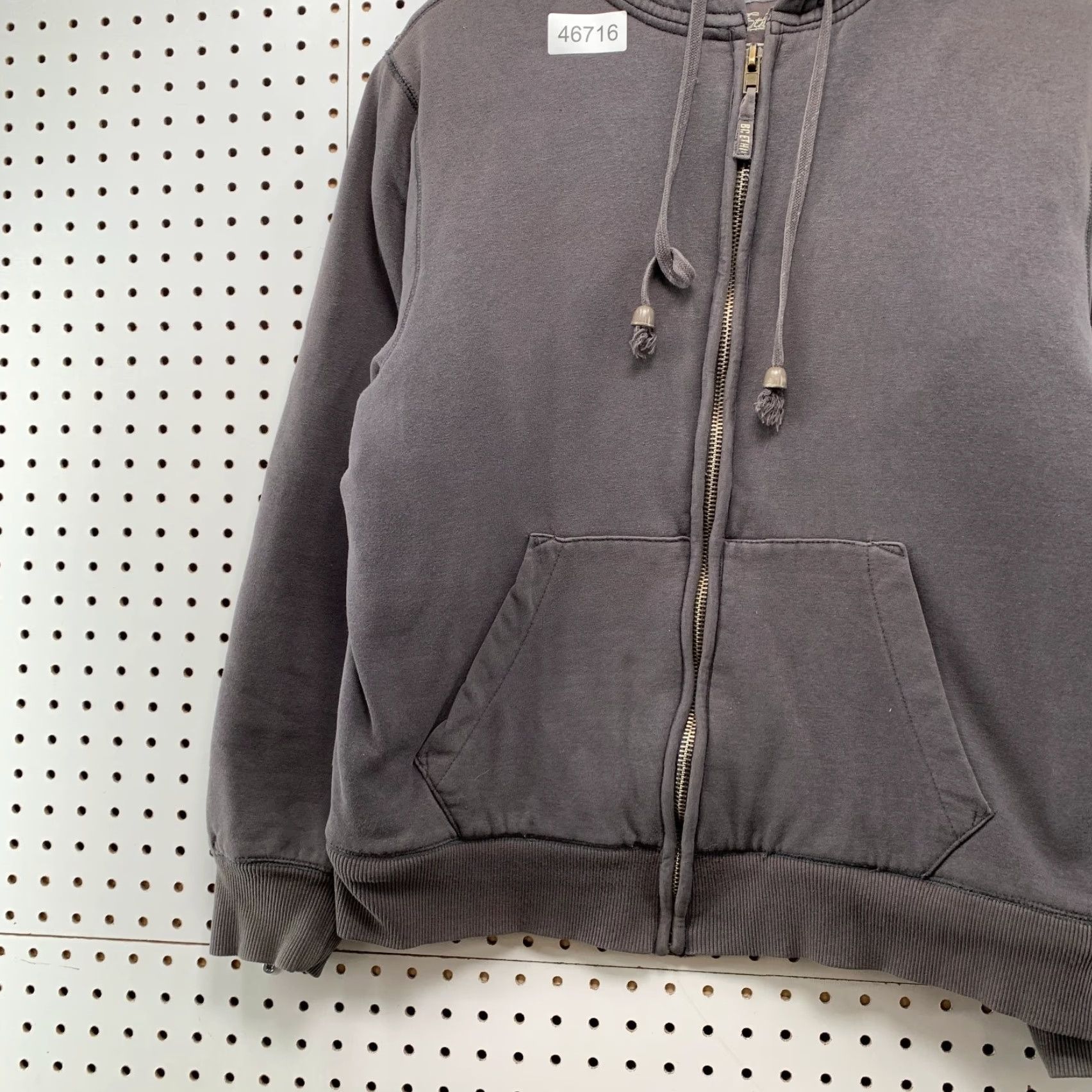 Vintage VINTAGE BC Ethic Hoodie Sweatshirt Mens M Gray Lined Sherpa Y2K Skate Heavy Size US M / EU 48-50 / 2 - 5 Thumbnail