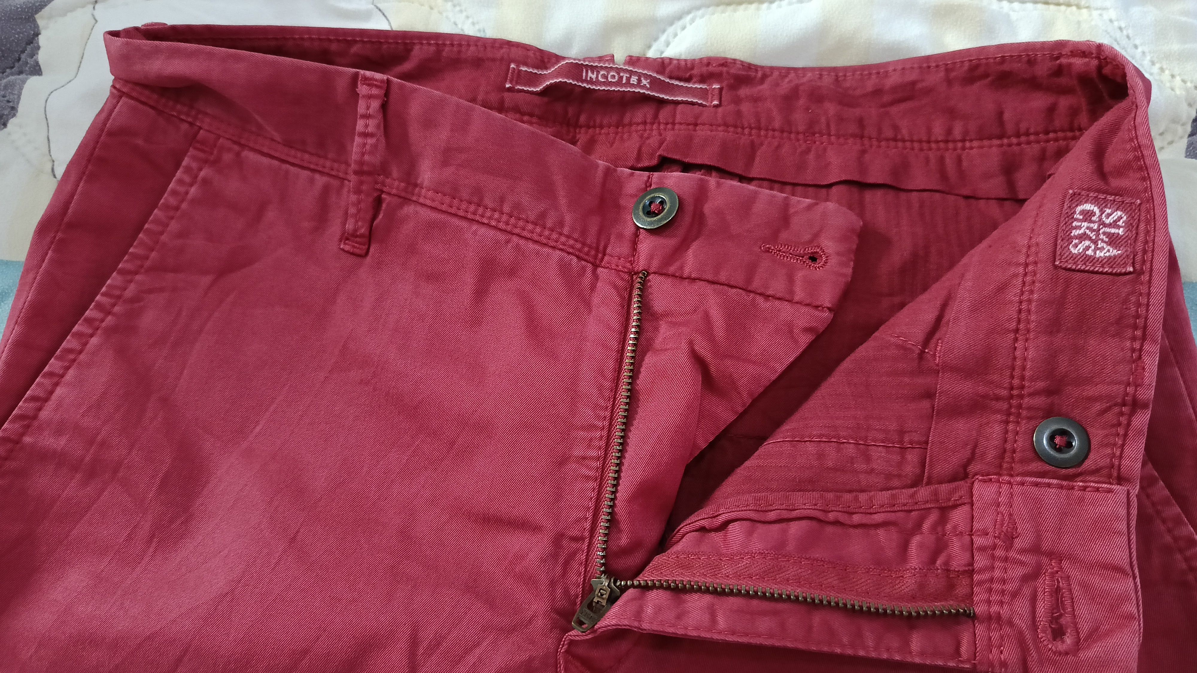 Incotex Incotex Slacks chino red slim fit Romania pants 30x28.5 Size US 30 / EU 46 - 8 Thumbnail