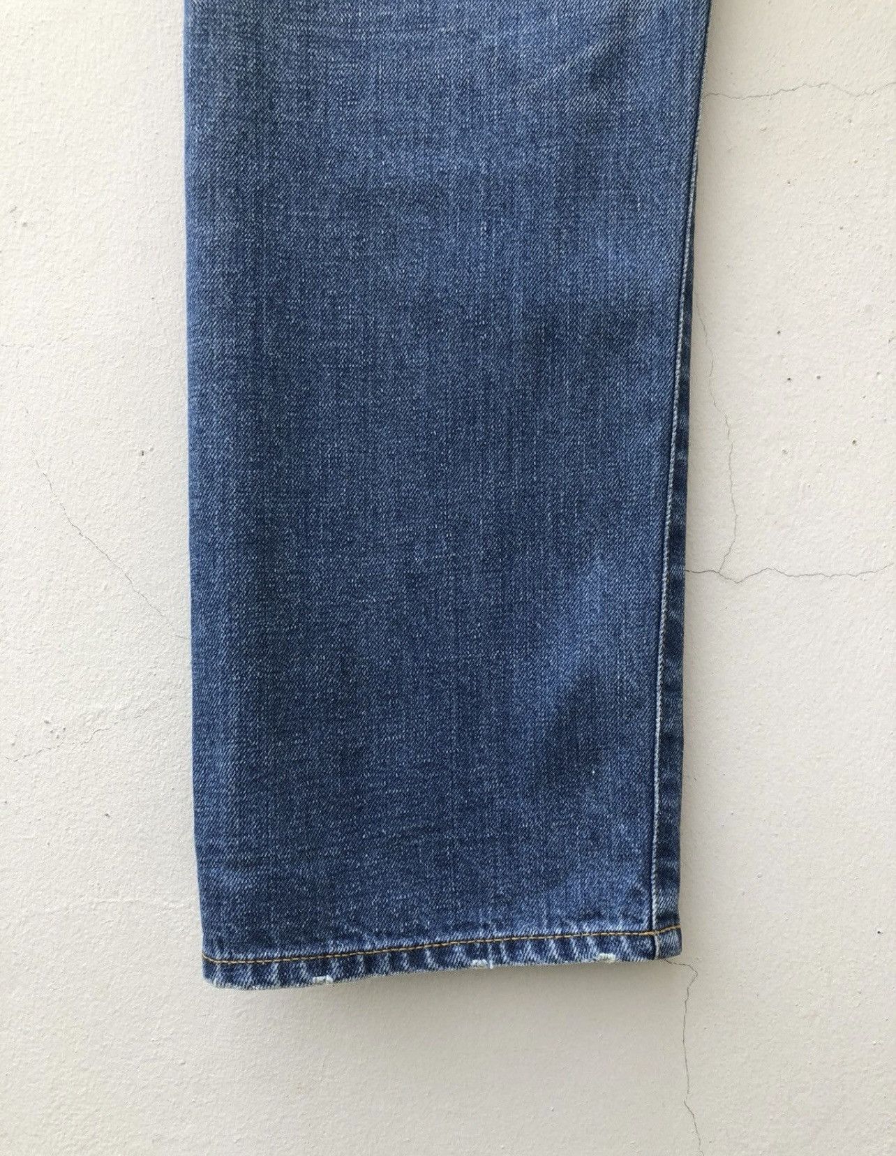 YAECA YEACA Japan Faded Blue Denim Selvedge Jeans Size US 30 / EU 46 - 17 Thumbnail