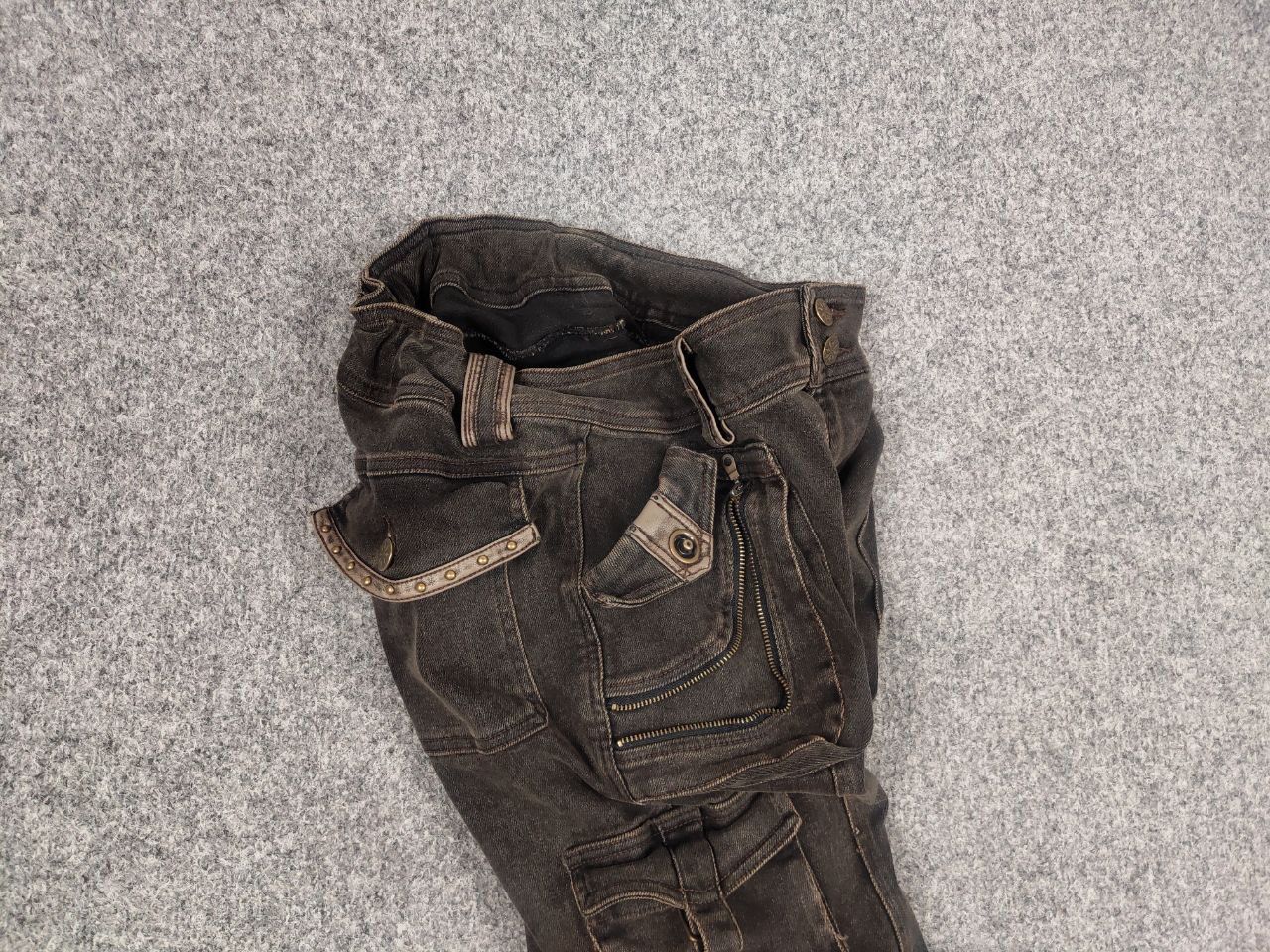 Le Grande Bleu (L.G.B.) Flowers Birds Market Pocket Bootcut Denim Jeans Vintage Size 30" / US 8 / IT 44 - 6 Thumbnail