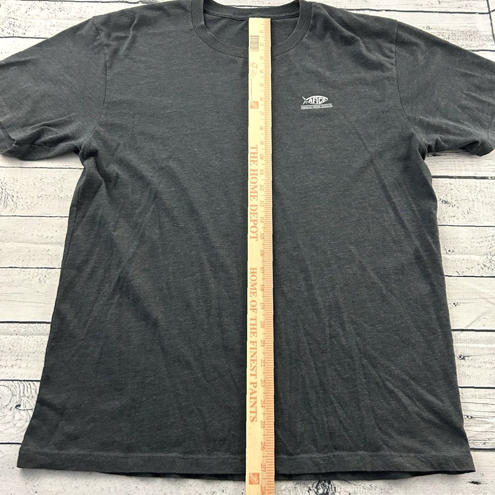 Vintage AFTCO War On Carp Save Our Waters Short Sleeve T Shirt Men's Large Gray Size US L / EU 52-54 / 3 - 4 Thumbnail