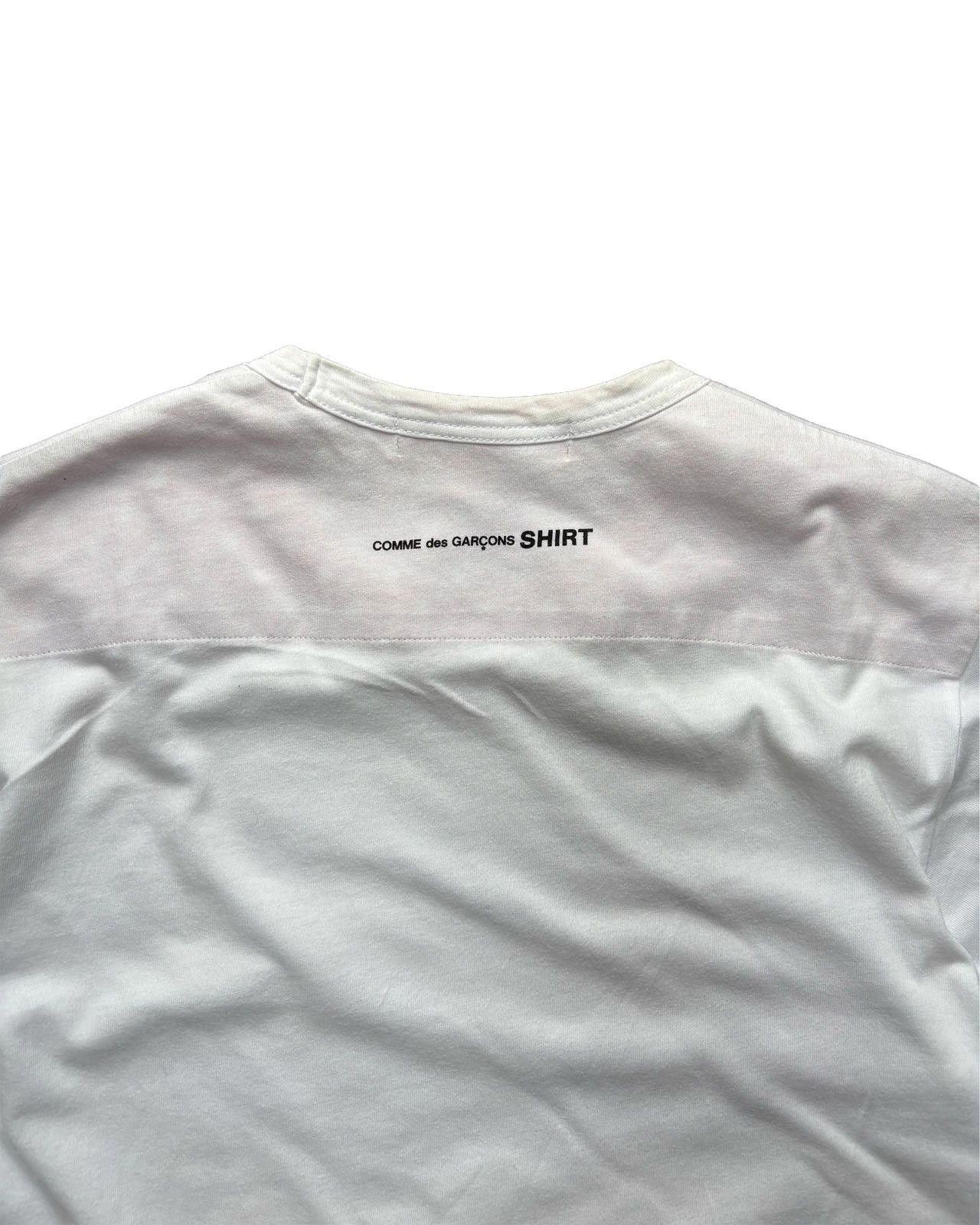 Comme des Garcons CDG Shirt Dot Panel Tee White S Size US S / EU 44-46 / 1 - 5 Thumbnail