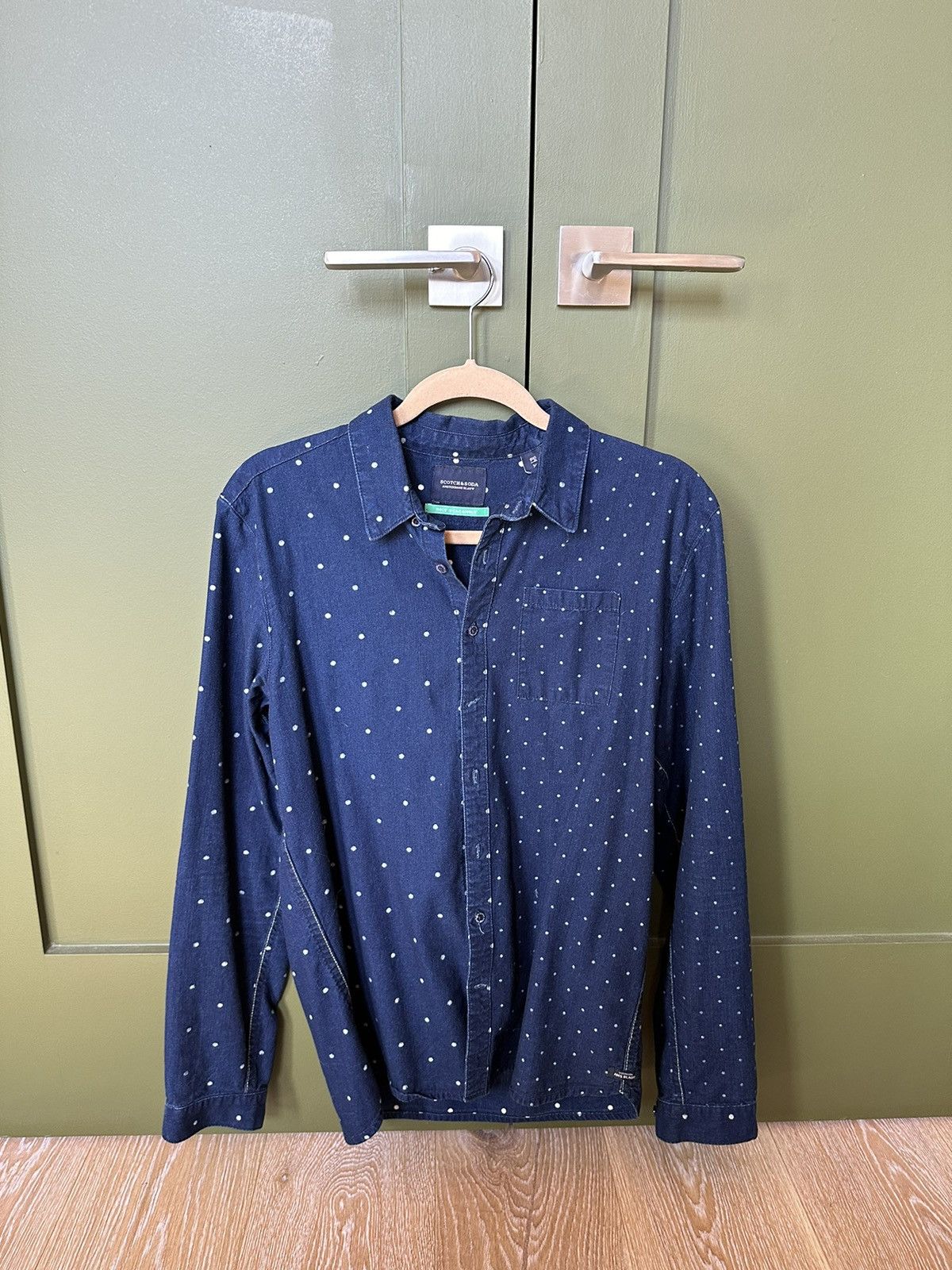 Scotch & Soda Vintage scotch and soda dotted shirt Size US S / EU 44-46 / 1 - 1 Thumbnail