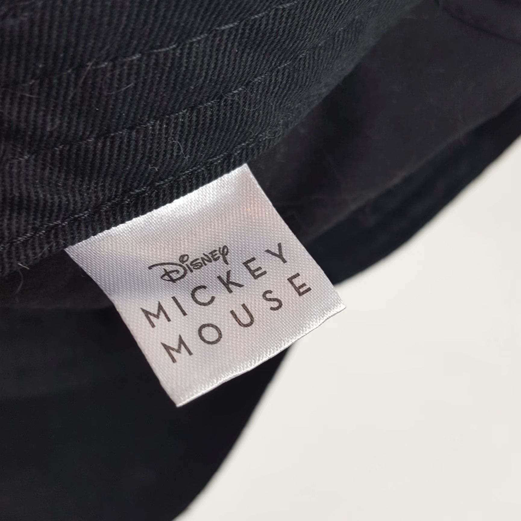 Disney VINTAGE Disney Mickey Mouse Embroidered Snapback Baseball Cap Hat Adult One Size Black Cotton Adjustable 90s 00s Retro USA Baseball Cap Mens Size ONE SIZE - 8 Thumbnail