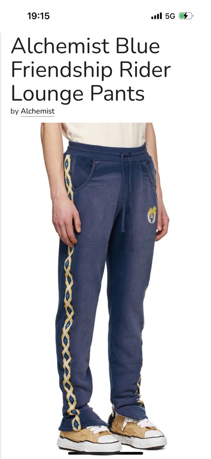 Alchemist ALCHEMIST joggers STUDY SIZES IN PHOTOS BY TAPE MEASURE Size US 30 / EU 46 - 17 Thumbnail