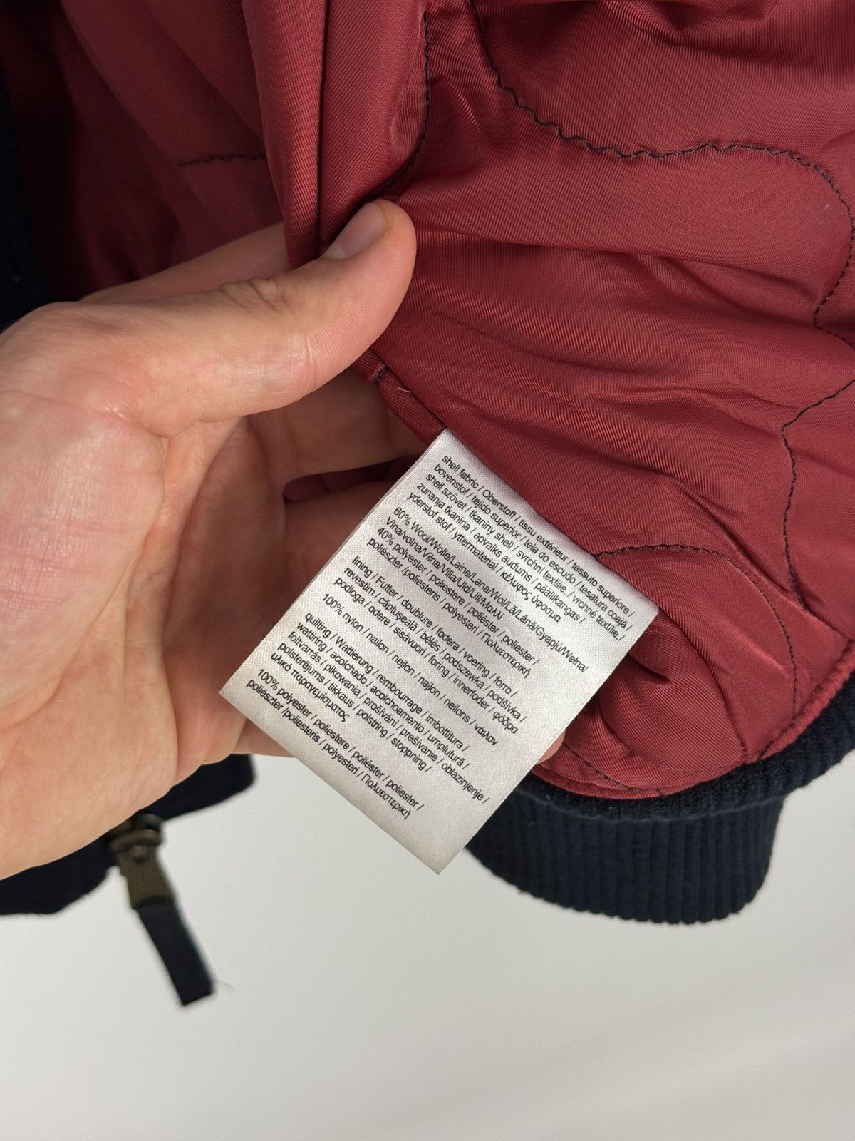 Alpha Industries Alpha Industries Wool Winter Navy Bomber Size US M / EU 48-50 / 2 - 18 Thumbnail