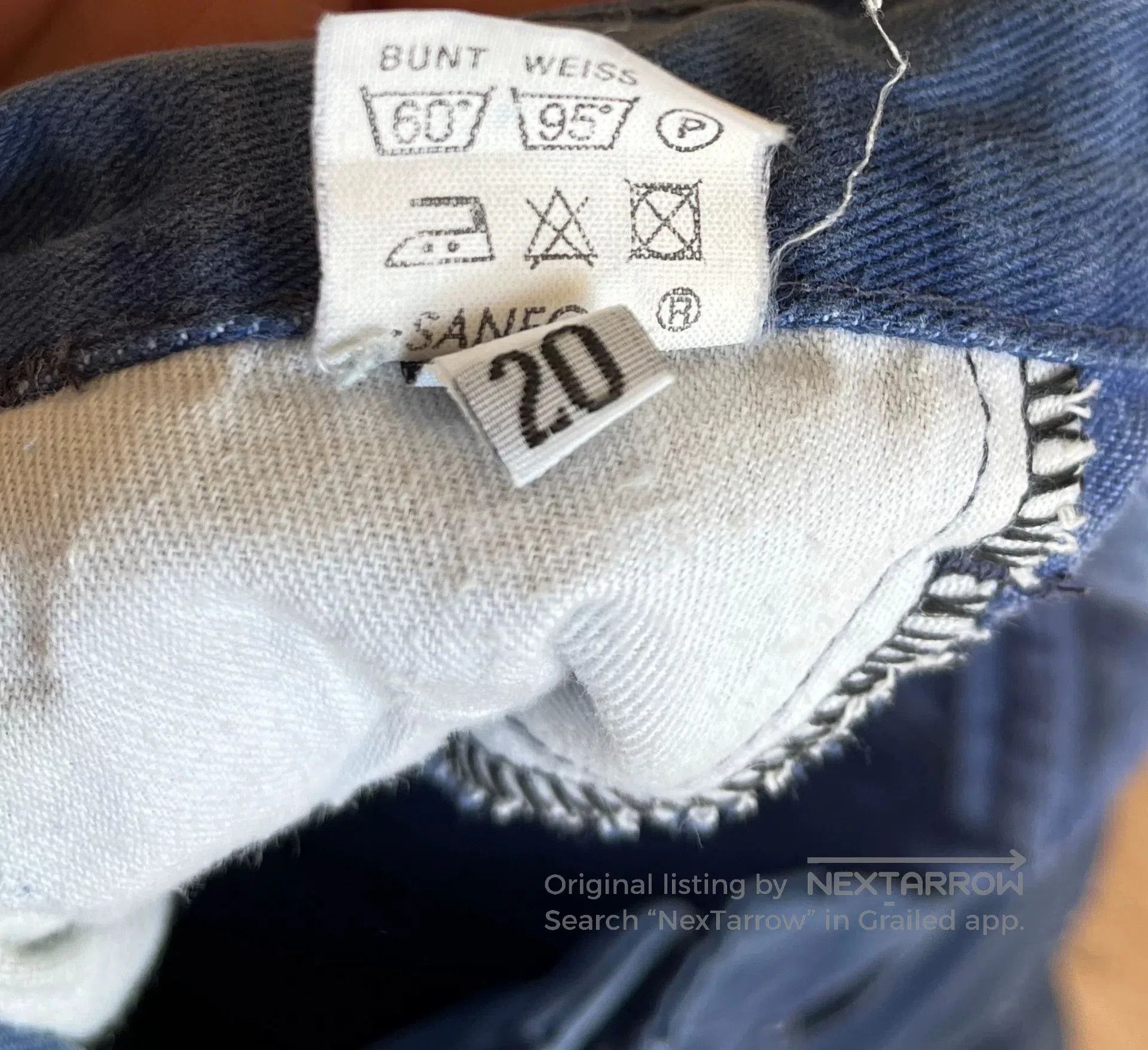 Vintage Vintage Blue Utility Pants with Patches. Size US 34 / EU 50 - 6 Thumbnail