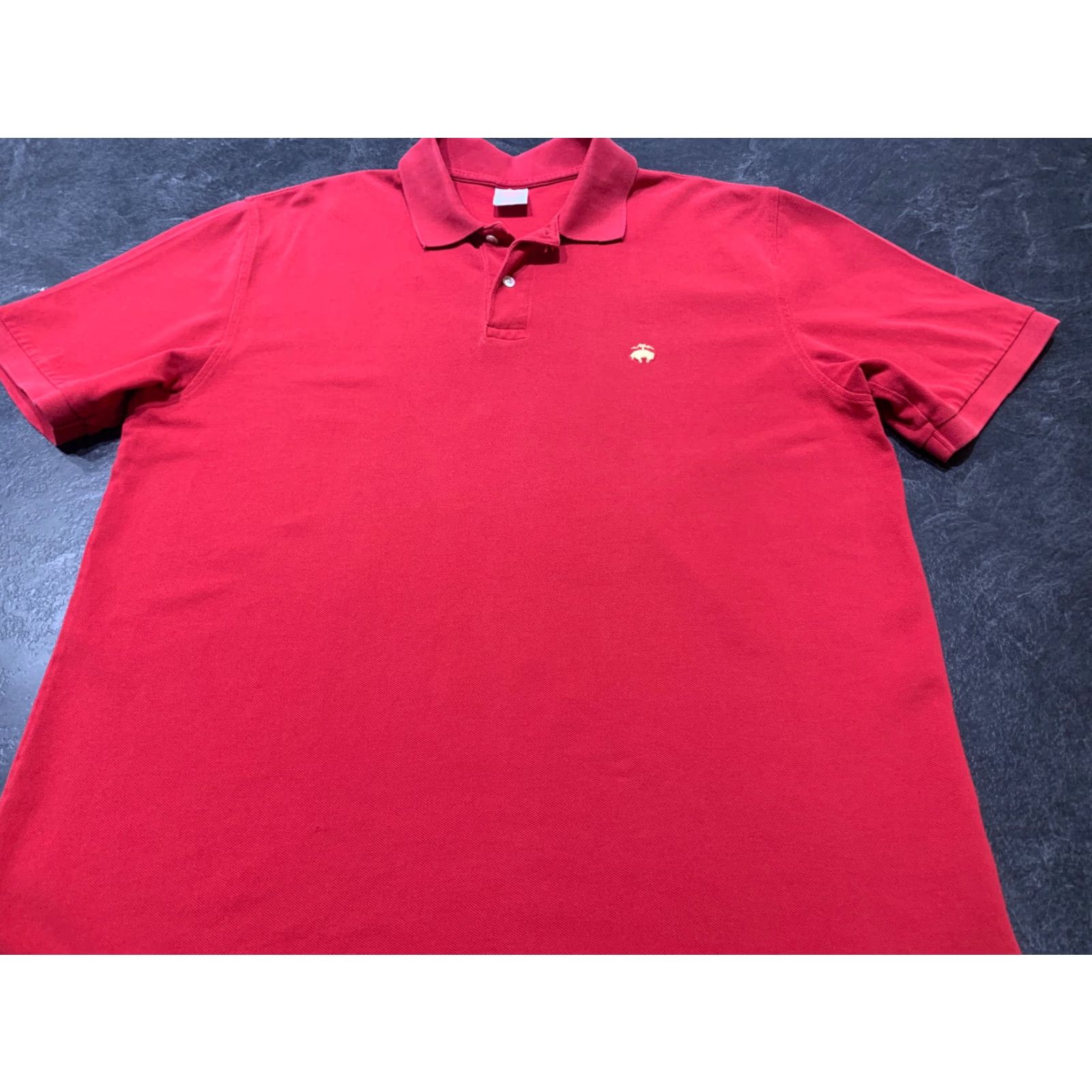 Brooks Brothers Brooks Brothers Polo Shirt Mens XL Red Short Sleeve Cotton 346 Size US XL / EU 56 / 4 - 3 Thumbnail