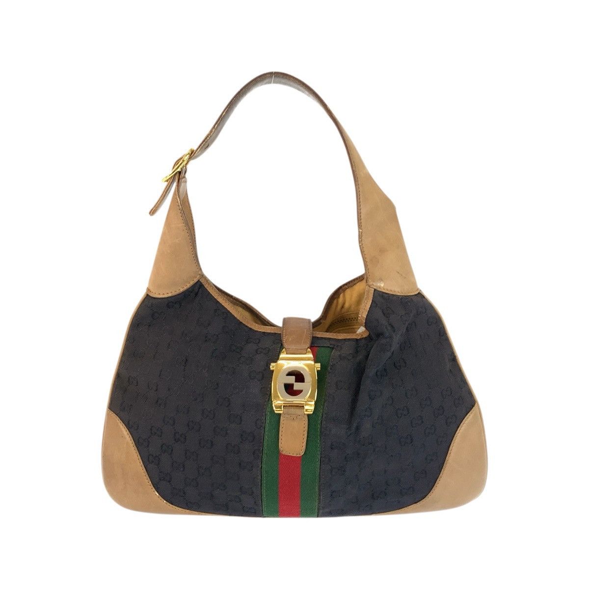 Gucci Gucci Gucci GG Canvas Leather Shoulder Bag Textile Shoulder Bag DUTY FREE for USA Size ONE SIZE - 1 Thumbnail