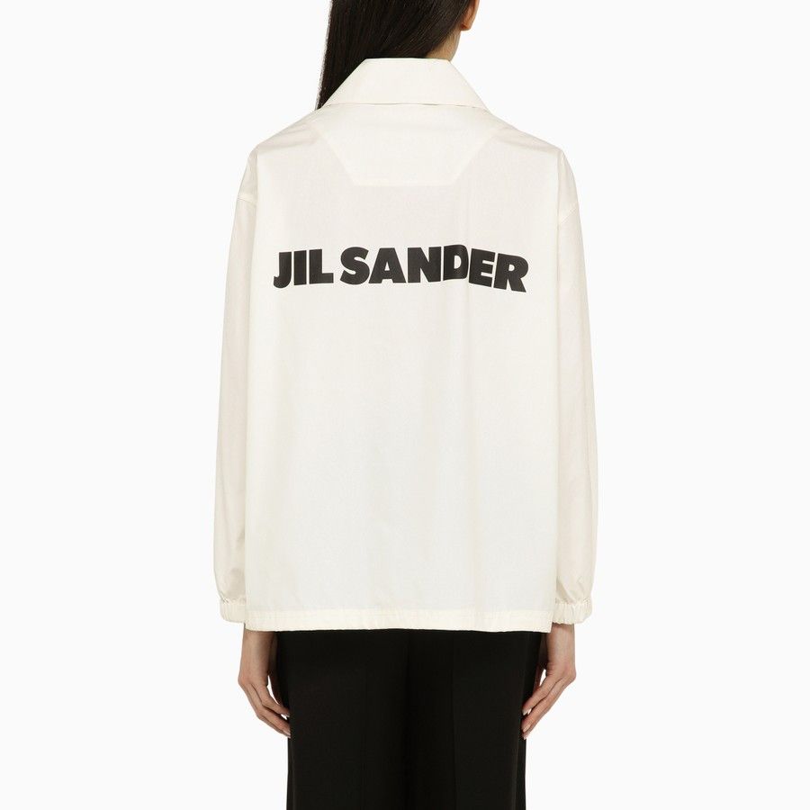 Jil Sander o1d2blof0824 Jackets With Logo in White Size XS / US 0-2 / IT 36-38 - 3 Thumbnail