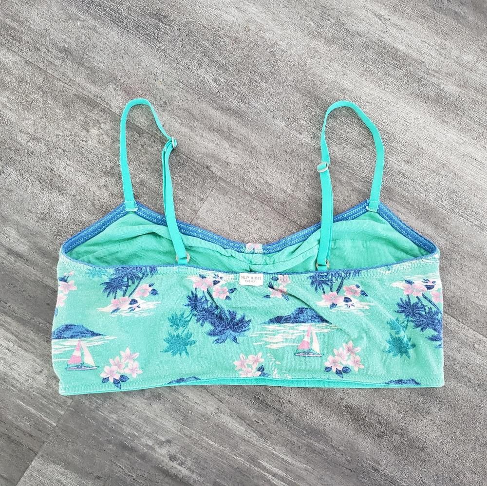 Designer Multicolored Floral Detailed GH Bralette Size ONE SIZE - 2 Thumbnail