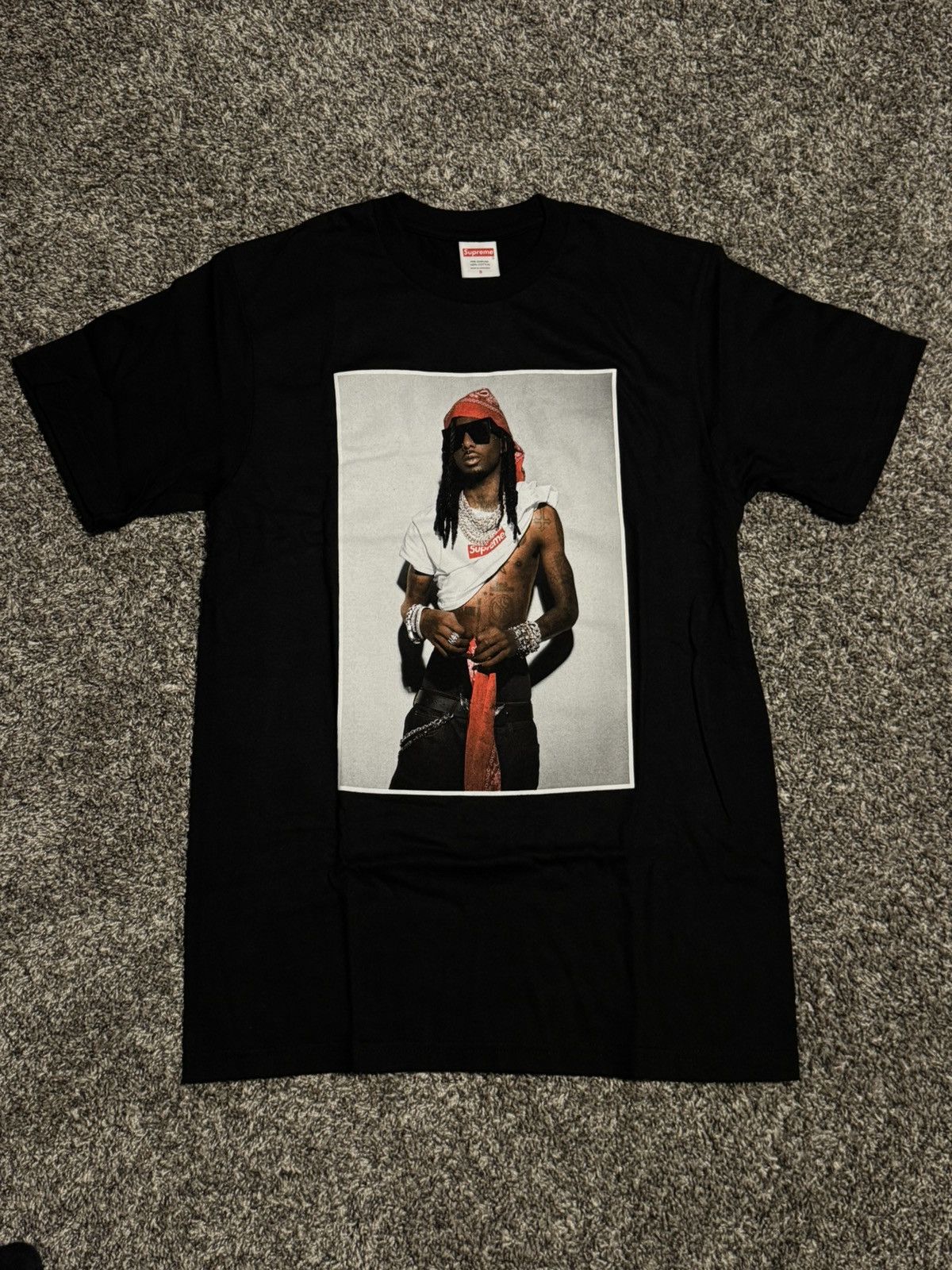 Supreme Playboi Carti x Supreme Black T-Shirt | Grailed