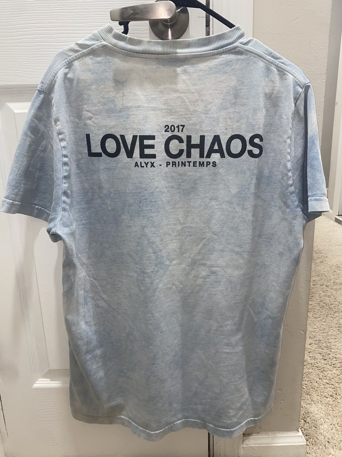 1017 ALYX 9SM SS17 "Love Chaos" Tie Dyed T-shirt Size US M / EU 48-50 / 2 - 2 Thumbnail