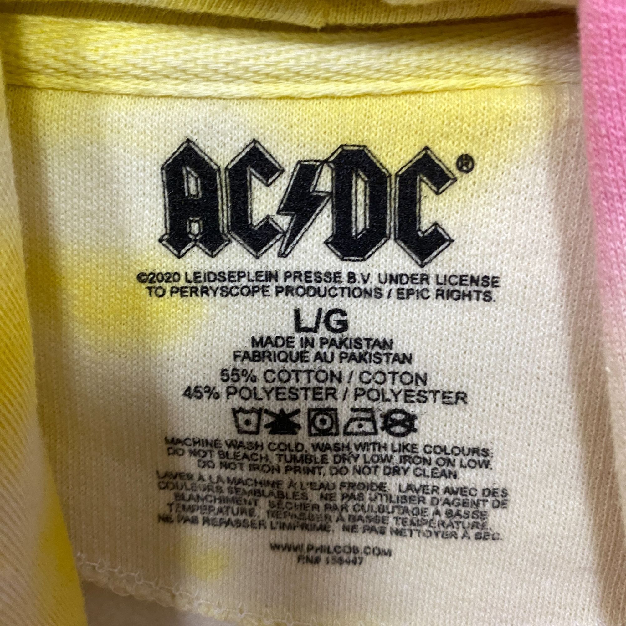 AC/DC AC/DC Highway to Hell Album Rock Band Tie Dye Hoodie Large Size US L / EU 52-54 / 3 - 4 Thumbnail