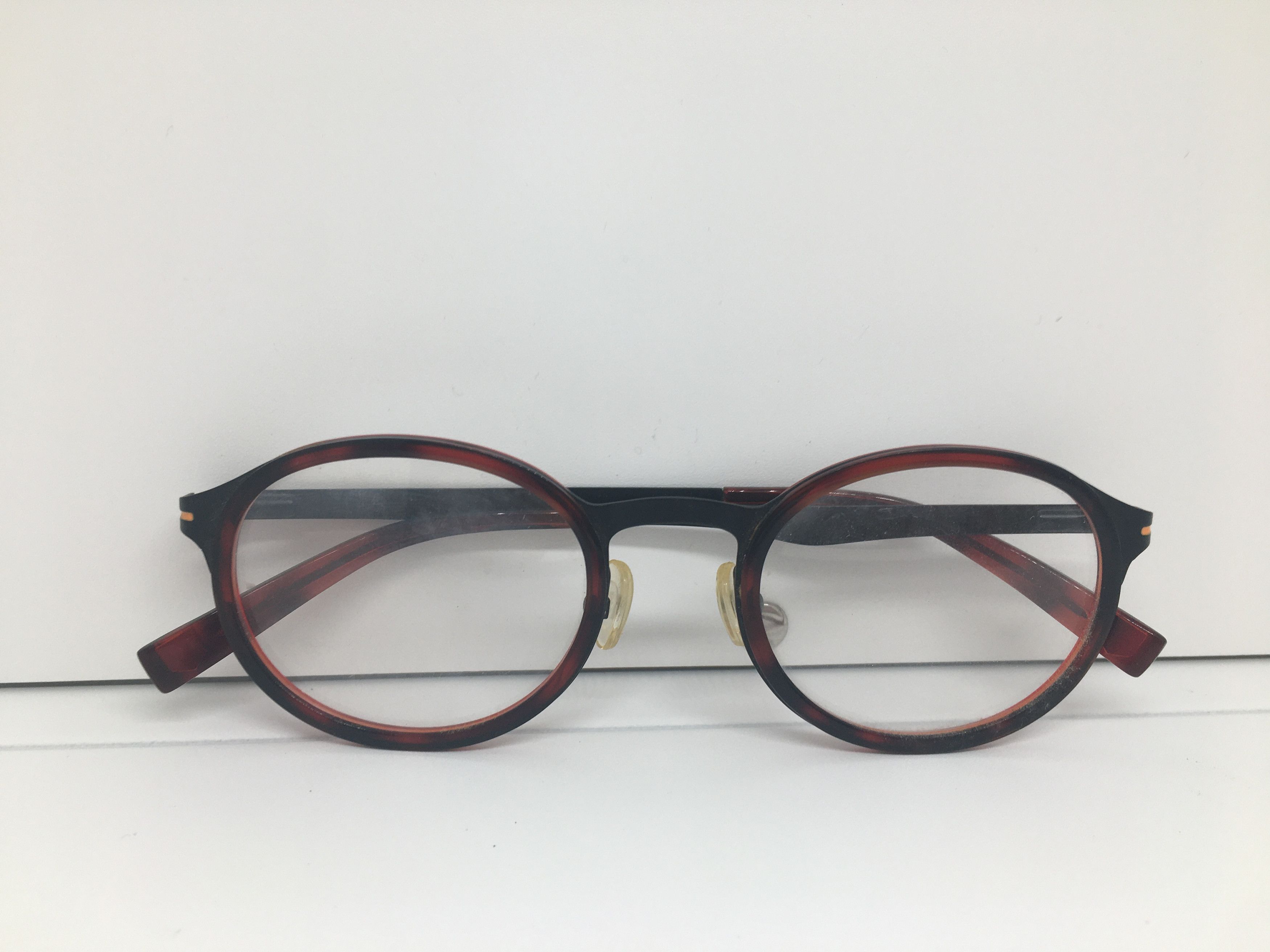 Other Matte Black Alloy Red Tortoise Rim Eyeglasses Frame Size ONE SIZE - 5 Thumbnail