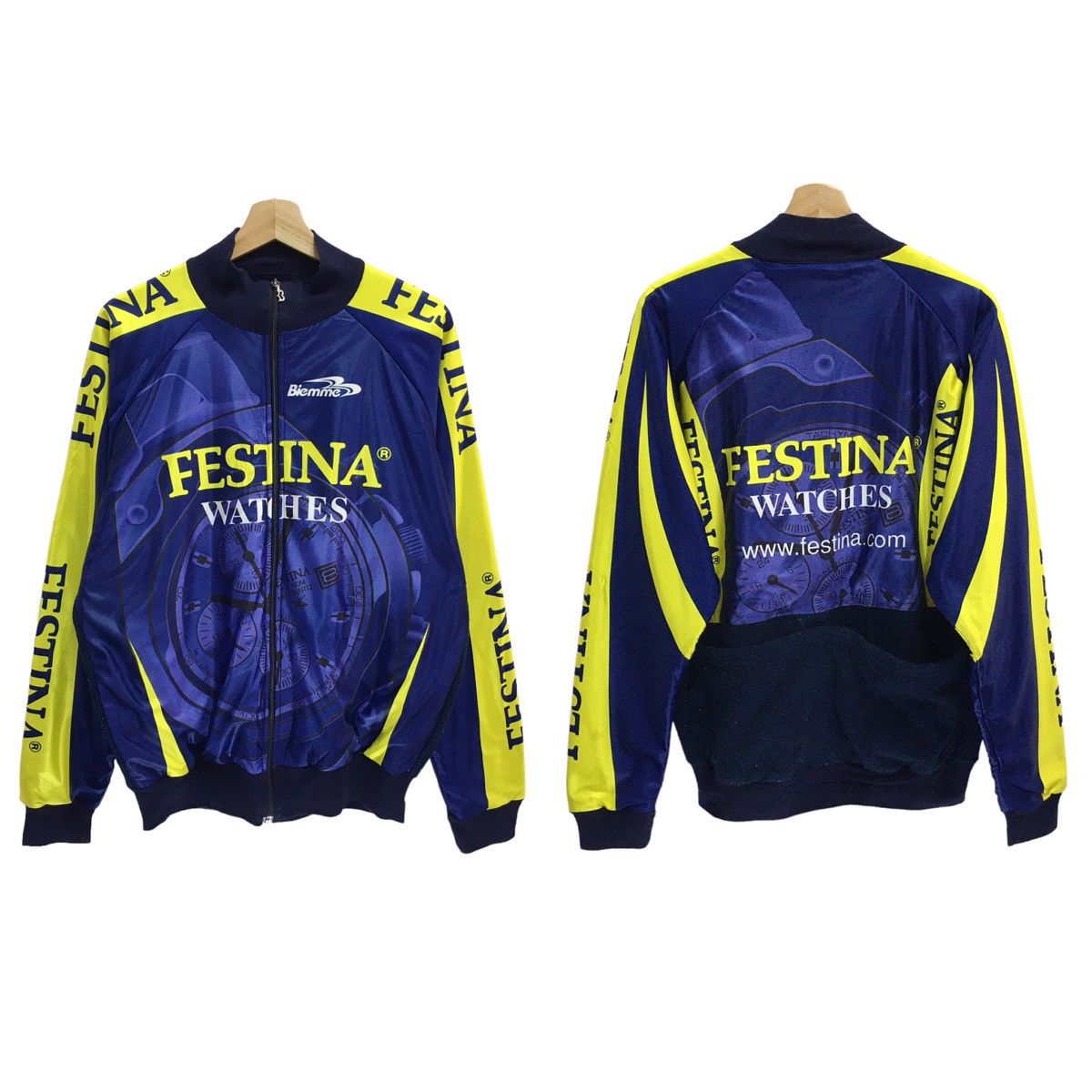 image of Vintage Biemme Festina Jacket in Blue, Men's (Size Large)