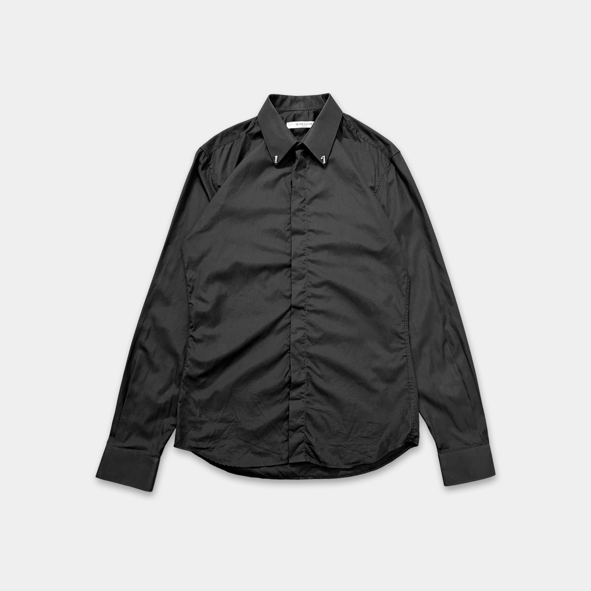 Givenchy Givenchy "17" Riccardo Tisci Black Shirt Size US M / EU 48-50 / 2 - 1 Thumbnail