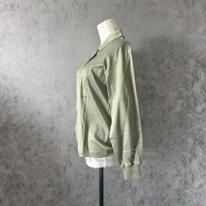 Burberry Burberry Green Long Sleeve Cotton Shirt. Size M / US 6-8 / IT 42-44 - 4 Thumbnail