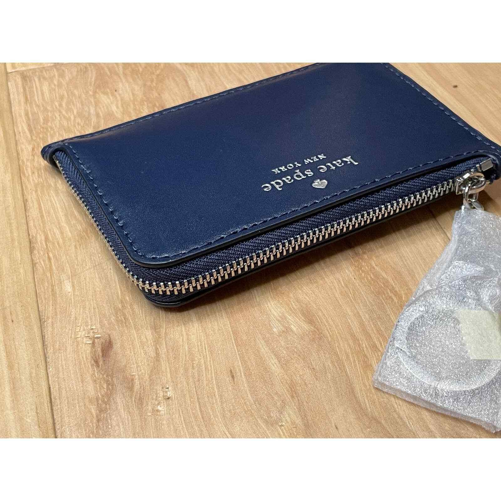 Kate Spade Kate Spade kali medium l-zip card holder Wallet Night Cap Size ONE SIZE - 5 Thumbnail