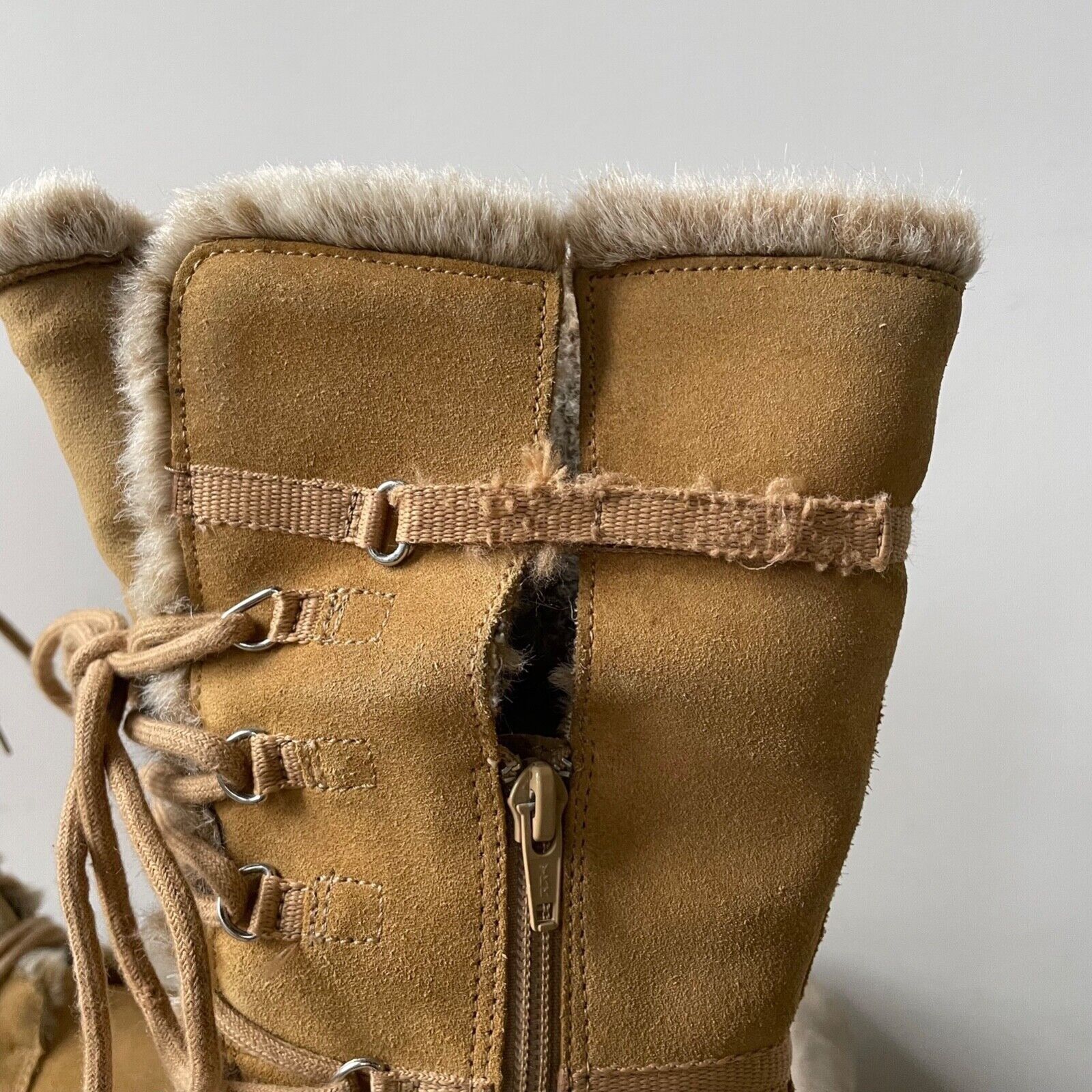 SKECHERS Skechers Y2K Suede Chukka Top Sider Knee Snow Boots 8520AC Size US 10 / IT 40 - 4 Thumbnail