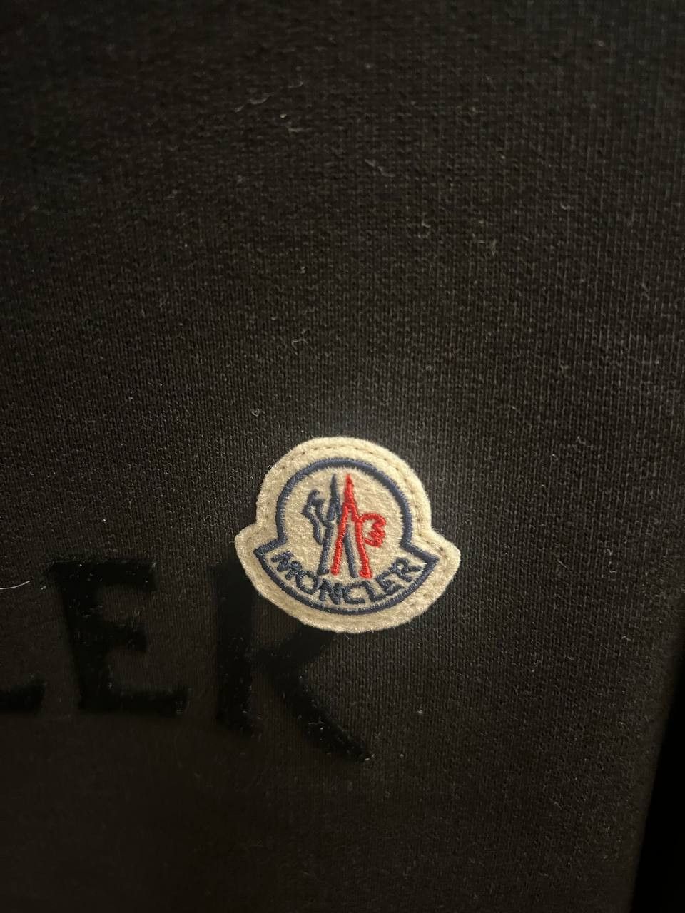 Moncler Moncler Logo Cotton Sweatshirt Size US L / EU 52-54 / 3 - 3 Thumbnail