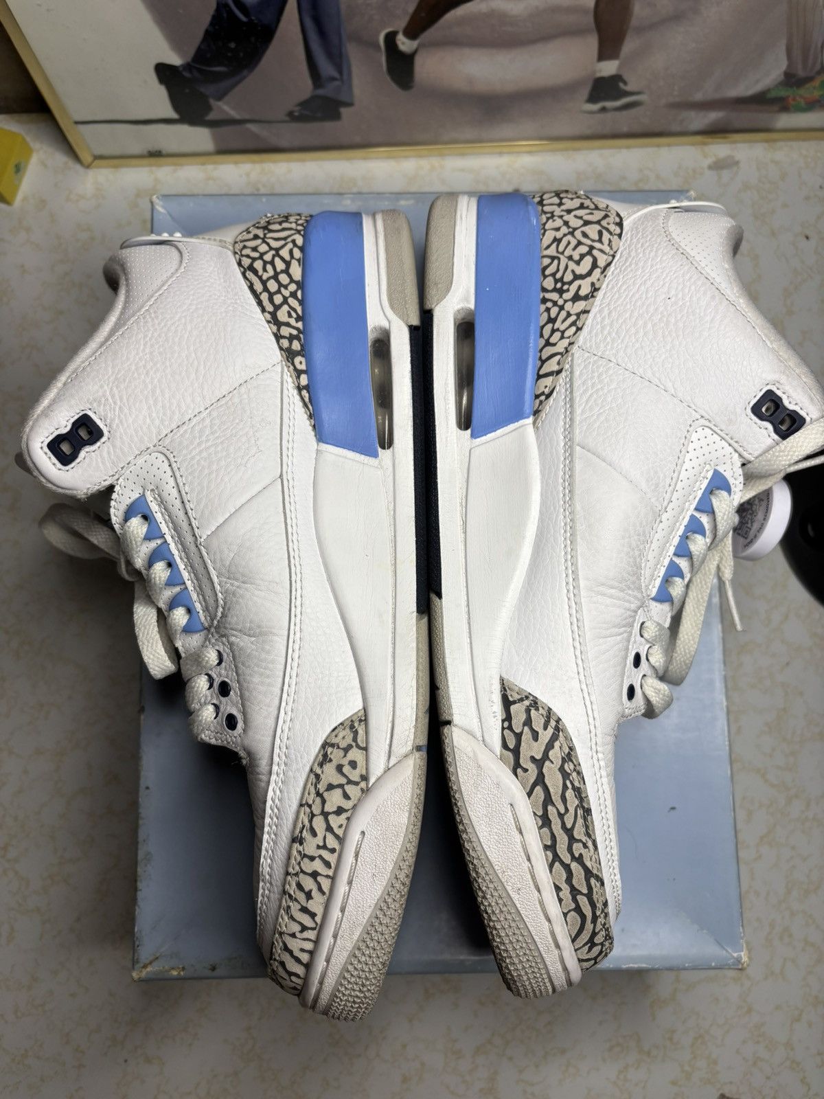 Jordan Brand Air Jordan 3 Retro UNC Size US 11.5 / EU 44-45 - 3 Thumbnail