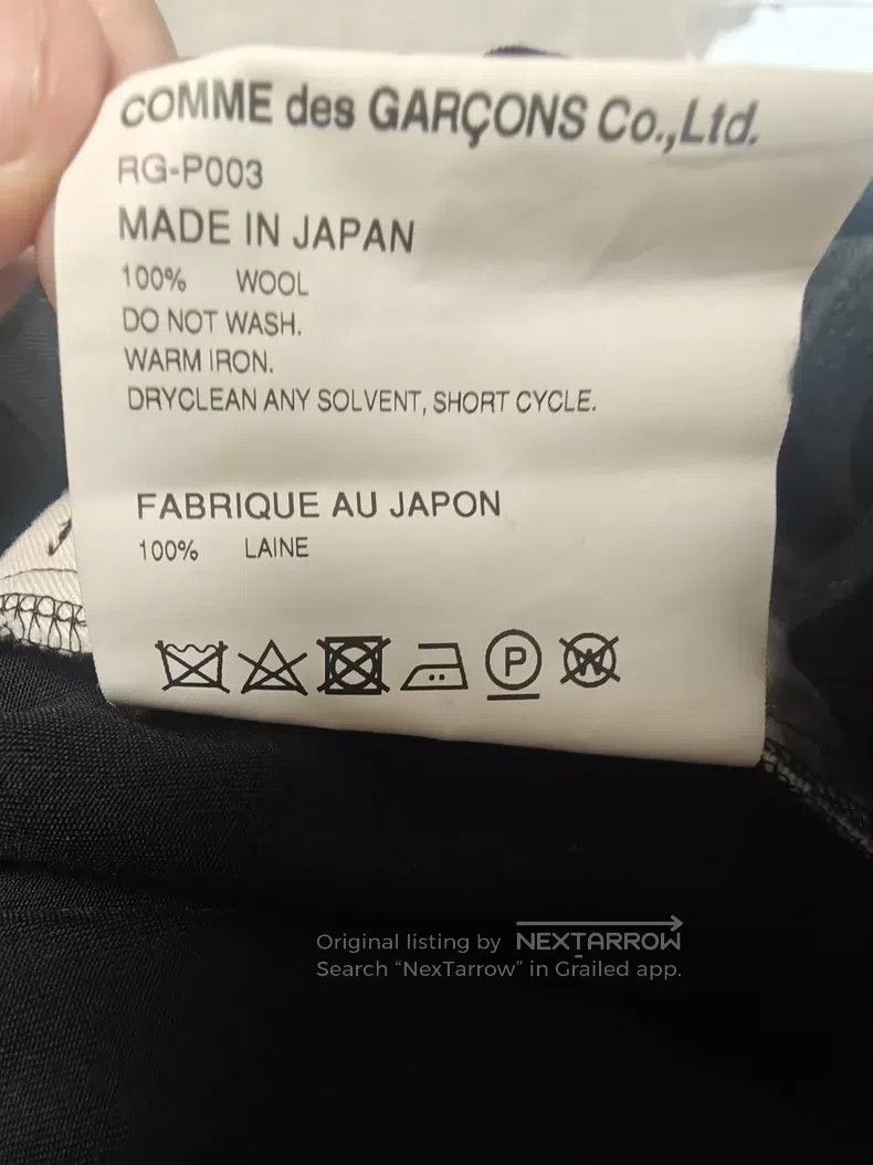 Comme des Garcons Comme Des Garcons size S Black Baggy Pants, Size S Size 23" - 6 Thumbnail