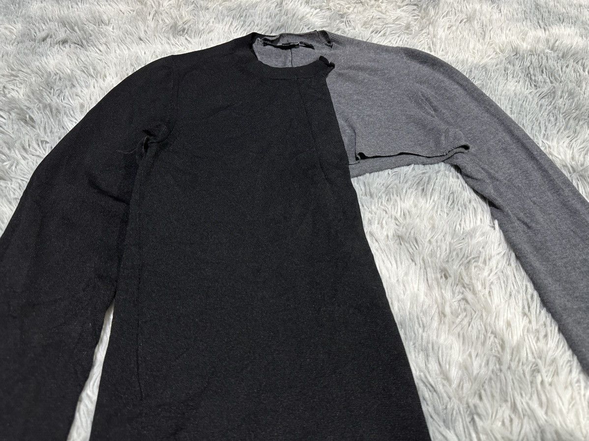 Comme des Garcons 🔥Comme Des Garcons Asymmetric Split Deconstructed Knit Ls Size US M / EU 48-50 / 2 - 6 Thumbnail